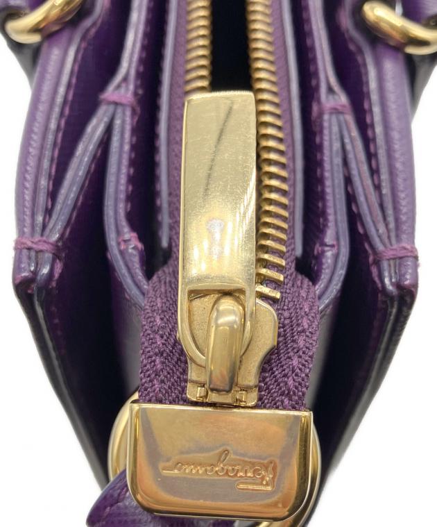 Salvatore Ferragamo パープル ゴールド 中古・古着通販】Salvatore Ferragamo (サルヴァトーレ フェラガモ