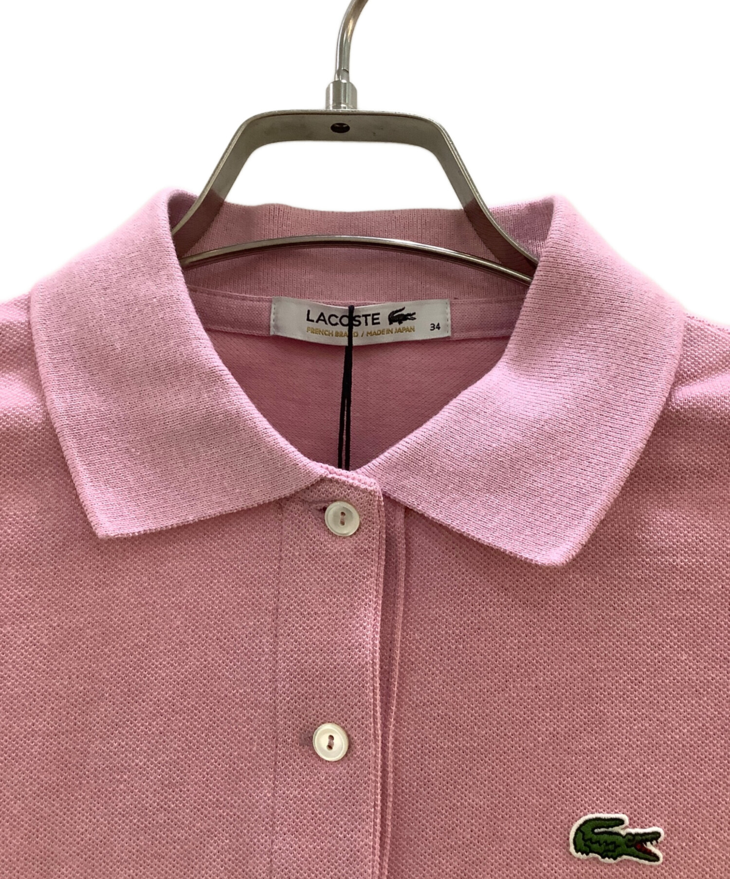 未使用未開封LACOSTE ポロシャツ サイズ3 ピンク LACOSTE】ラコステ ポロシャツ ピンク | 安心院商店
