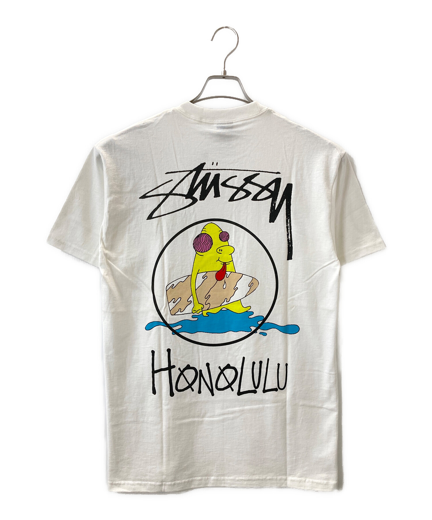 中古・古着通販】stussy (ステューシー) Tシャツ ホワイト サイズ:M 未 
