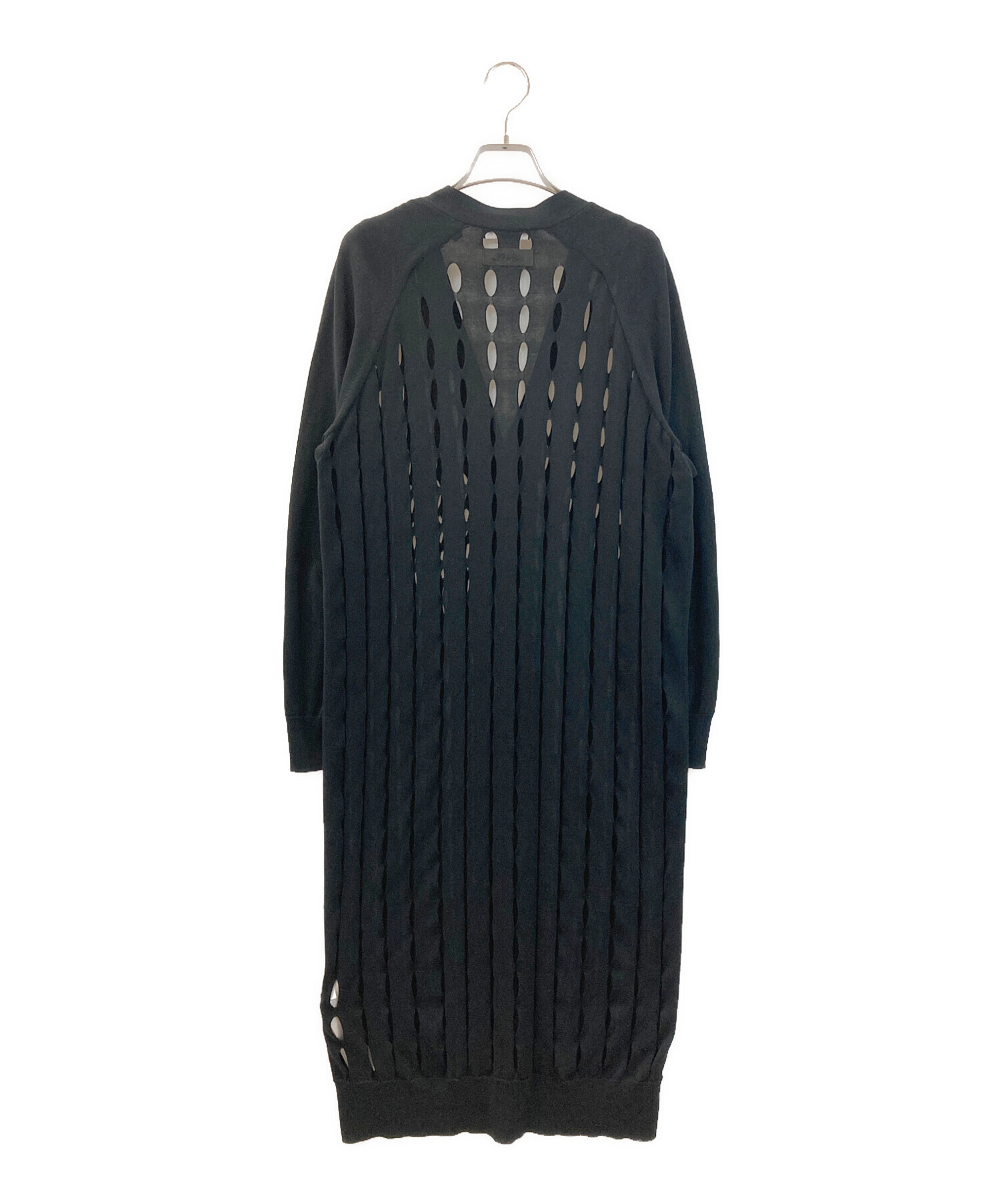 中古・古着通販】DIESEL (ディーゼル) クラッシュロングカーディガン 