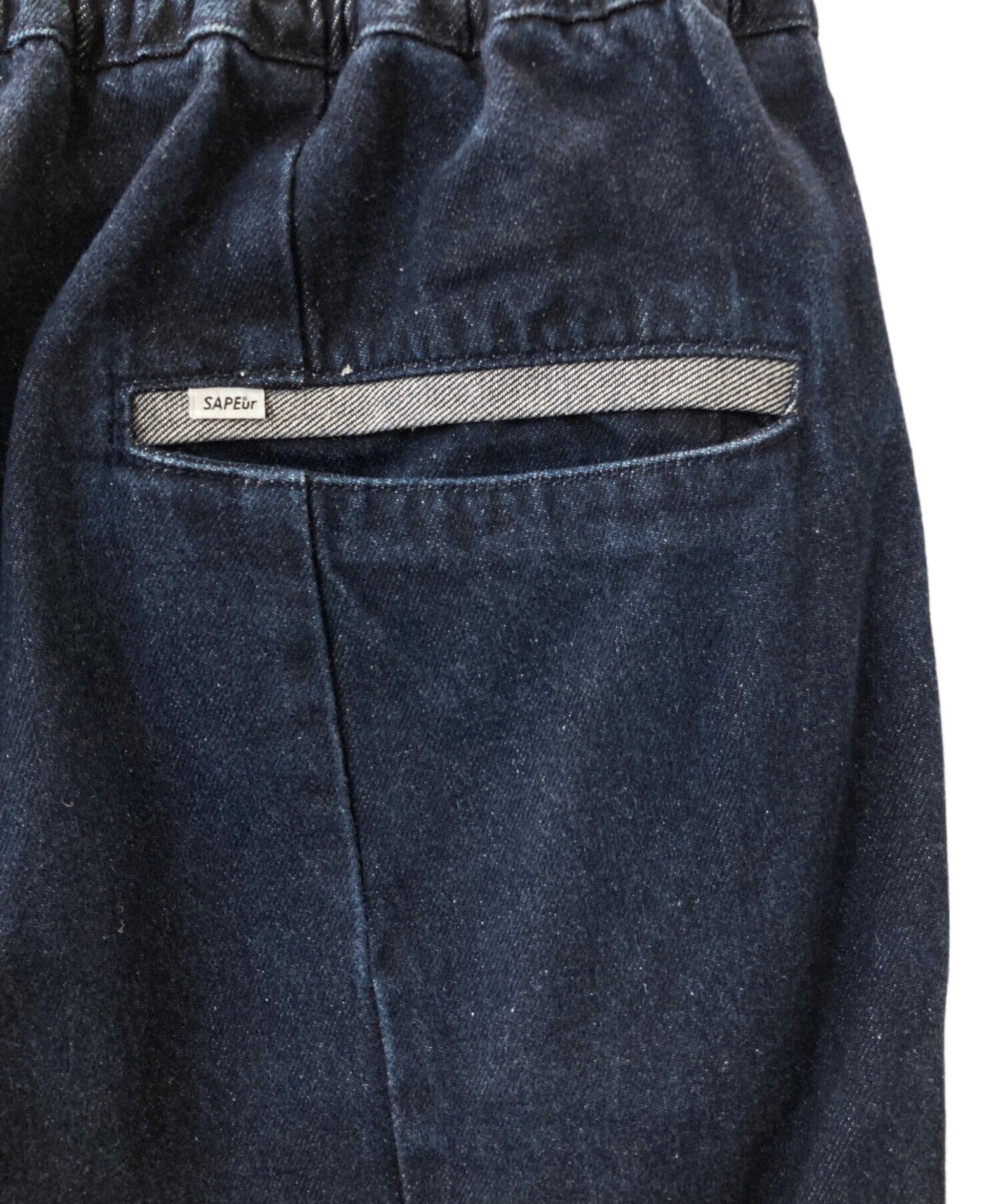 中古・古着通販】SAPEur (サプール) デニムトラックパンツ インディゴ