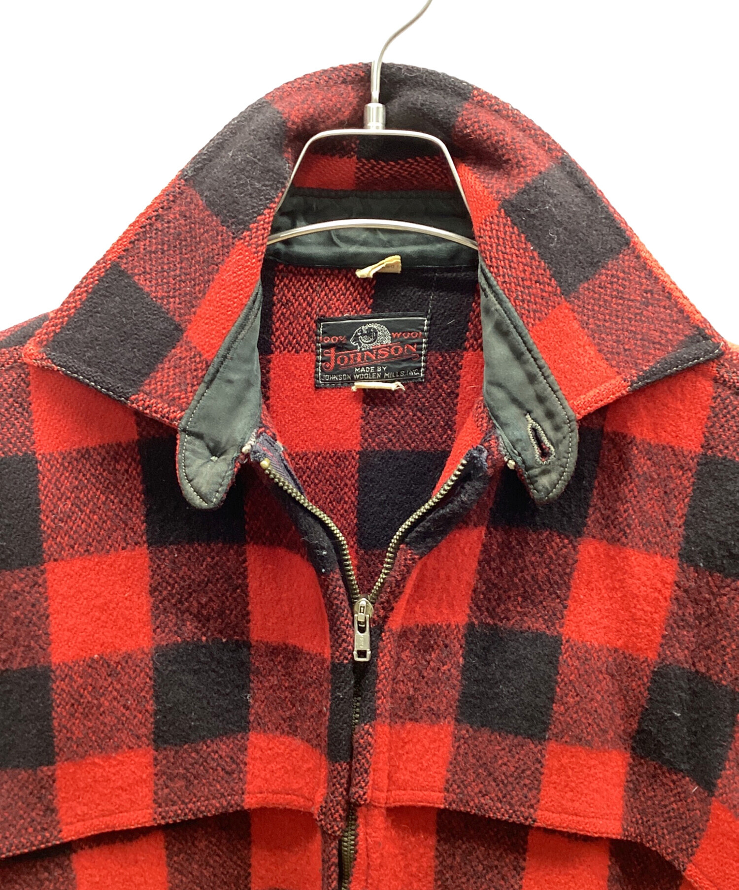 中古・古着通販】JOHNSON (ジョンソン) ジップアップジャケット レッド