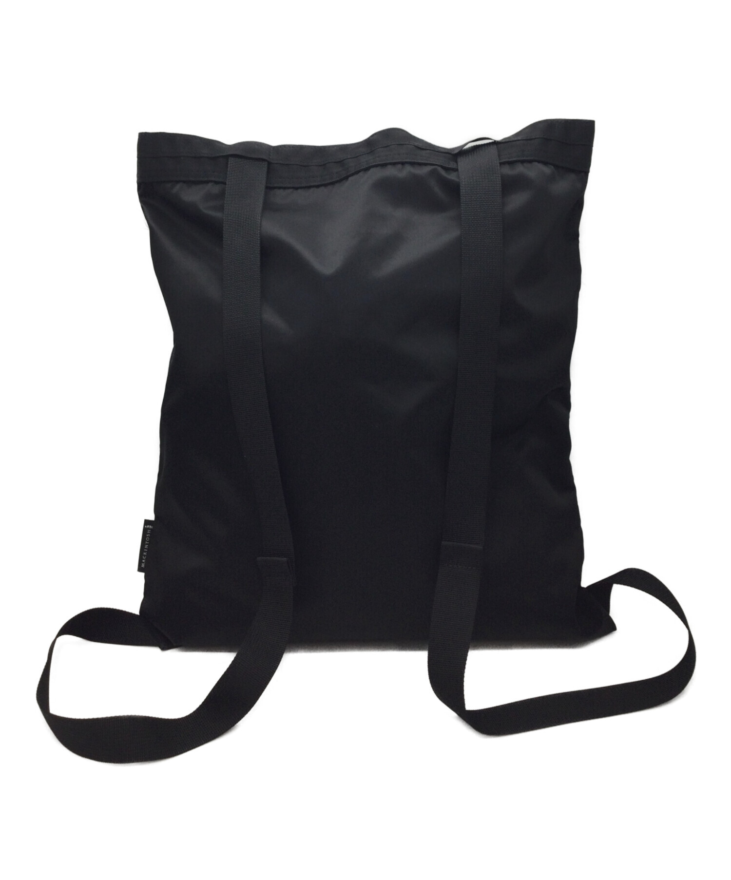 ポーター マッキントッシュ コラボ トートバッグ ビジネスバッグ 黒 ナイロン 中古・古着通販】MACKINTOSH (マッキントッシュ) PORTER (ポーター