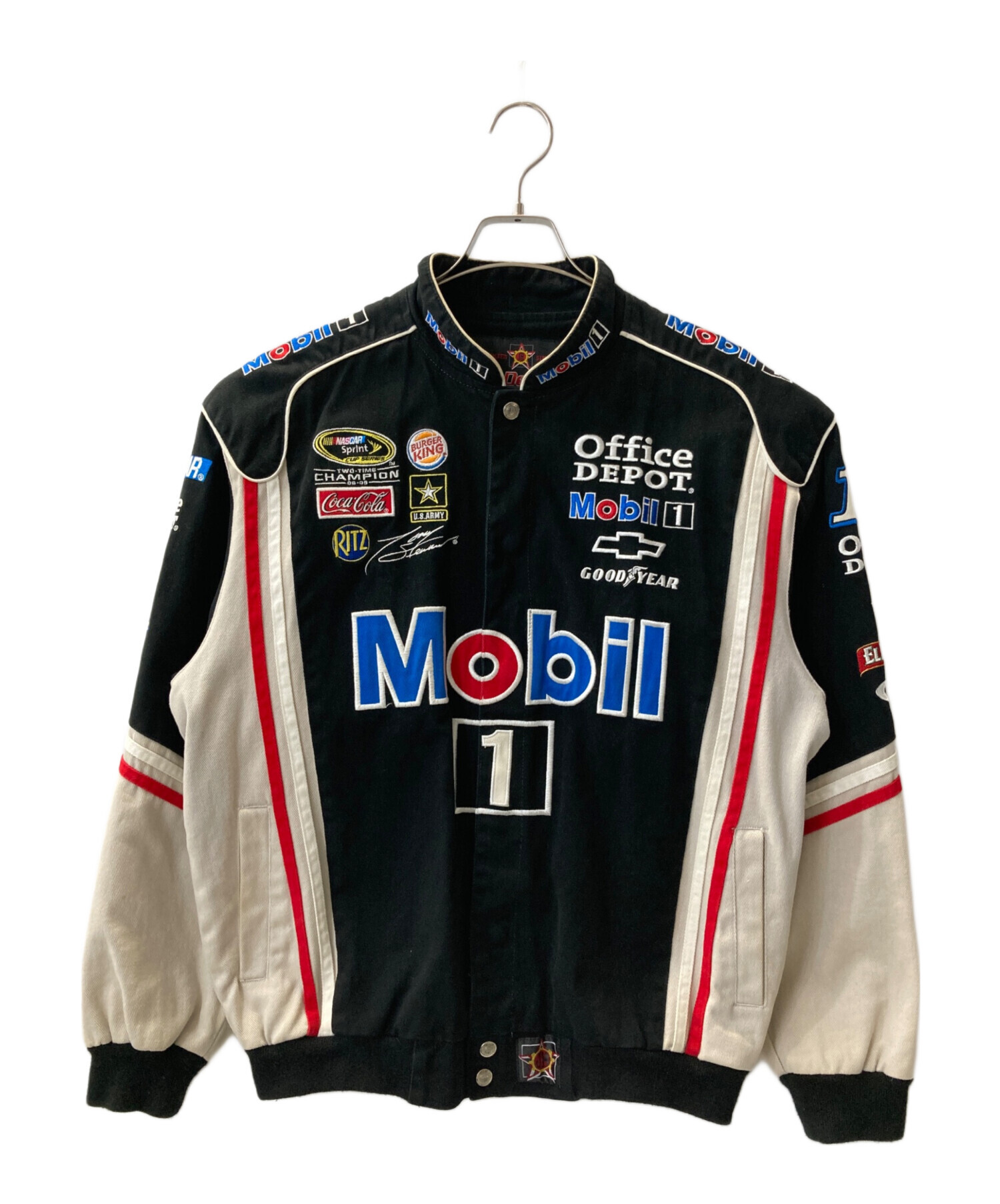 激レアJH Design 刺繍レーシングジャケット　ALLTEL 古着 90s CHASE by JH Design 「OREO」 「RITZ」 企業 刺しゅう