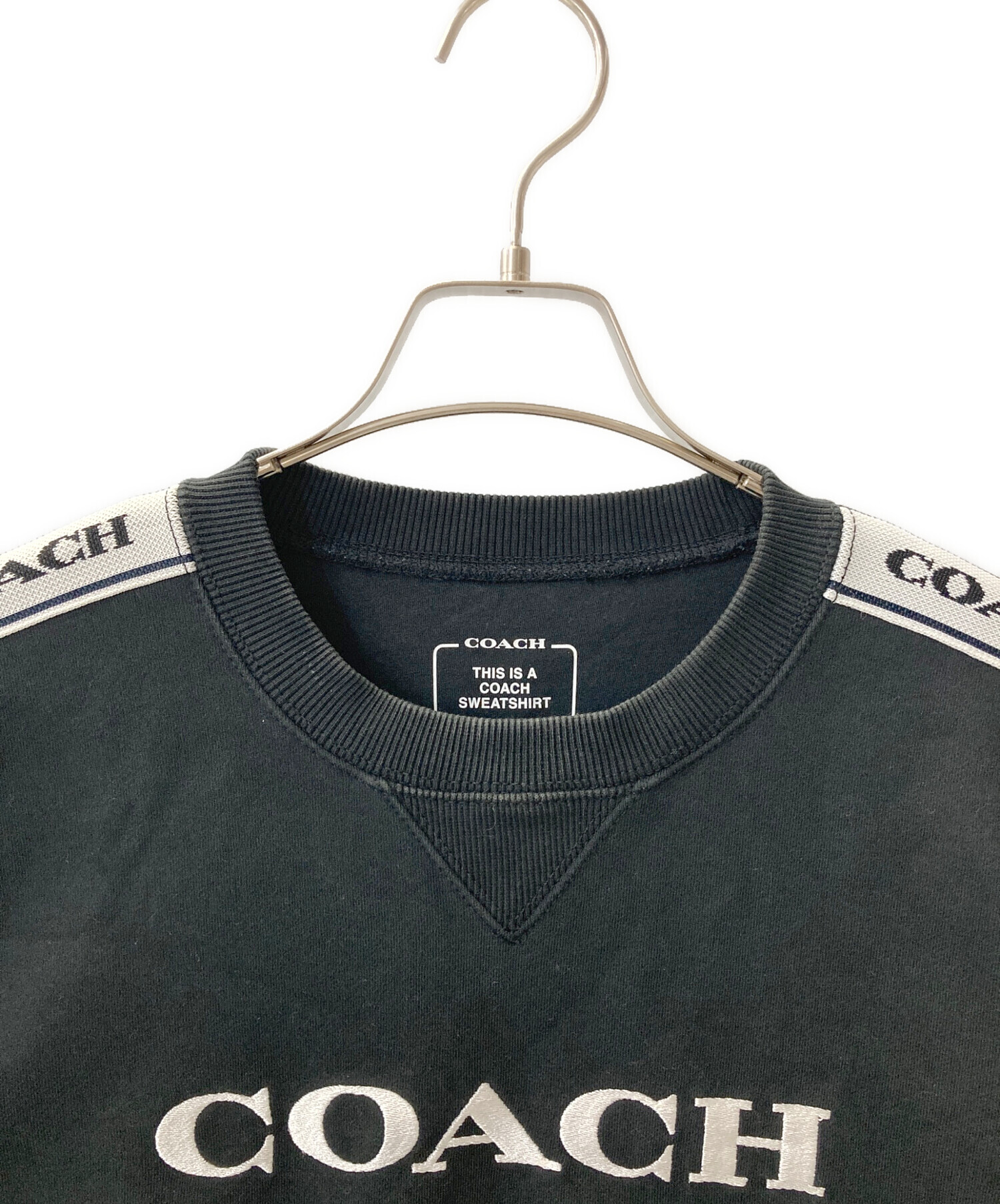 coach コーチ エッセンシャル クルーネック シグネチャー スウェット L COACH コーチ シグネチャー フリースクルーネックスウェット 公式