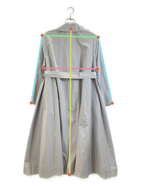 中古・古着通販】ebure (エブール) ハイカウントシルクコットン コート