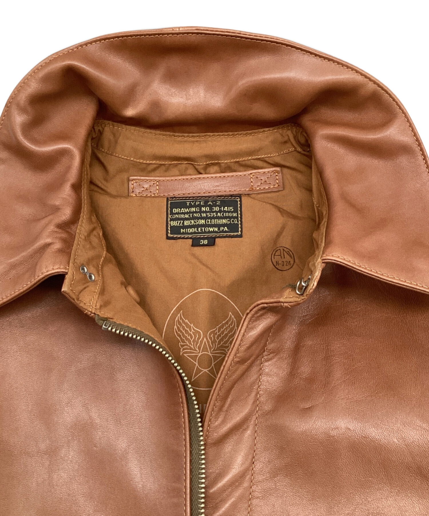 バズリクソンズ レザー A-2 フライトジャケット 38 Mサイズ BUZZ