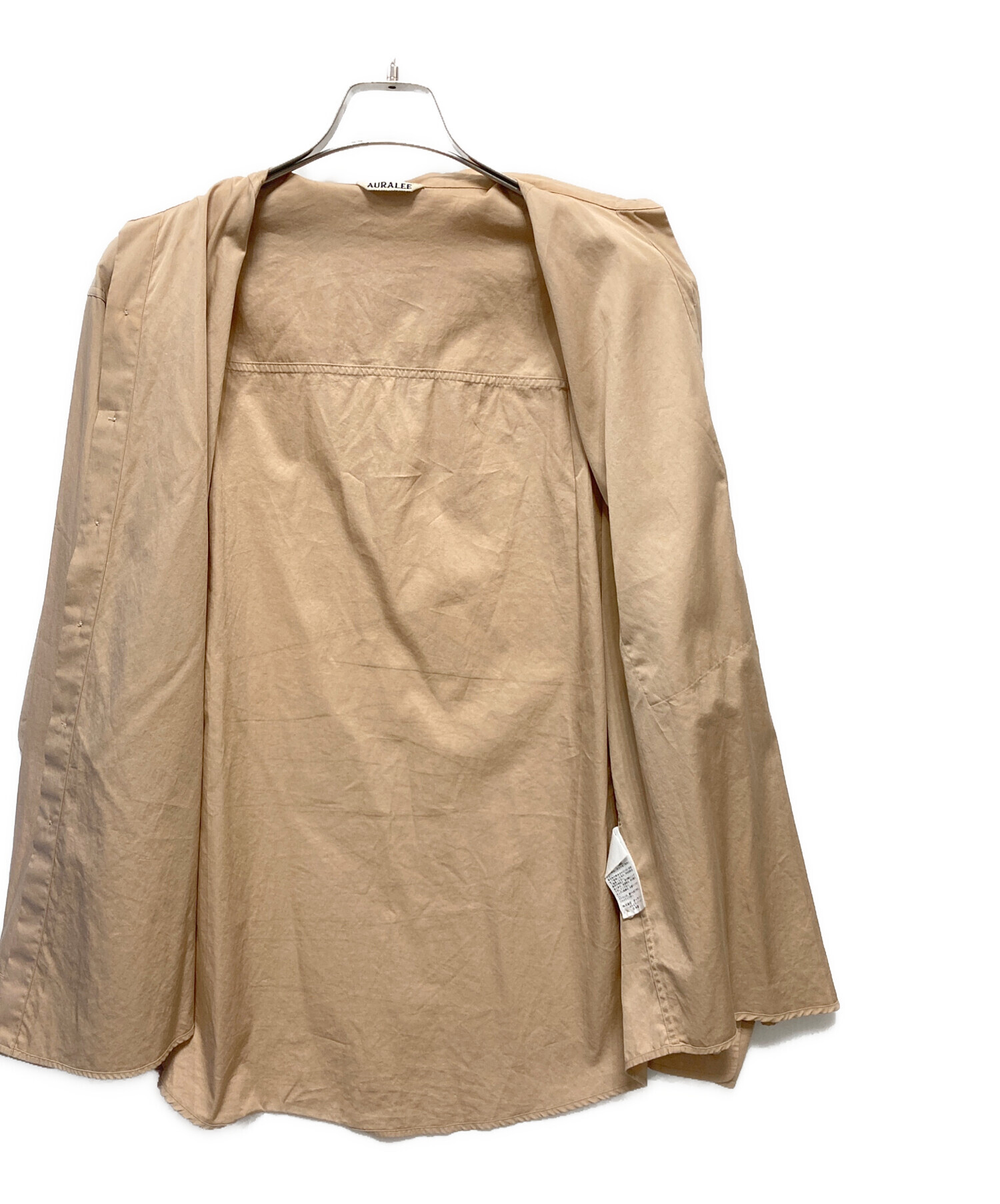 中古・古着通販】AURALEE (オーラリー) WASHED FINX TWILL BIG SHIRT