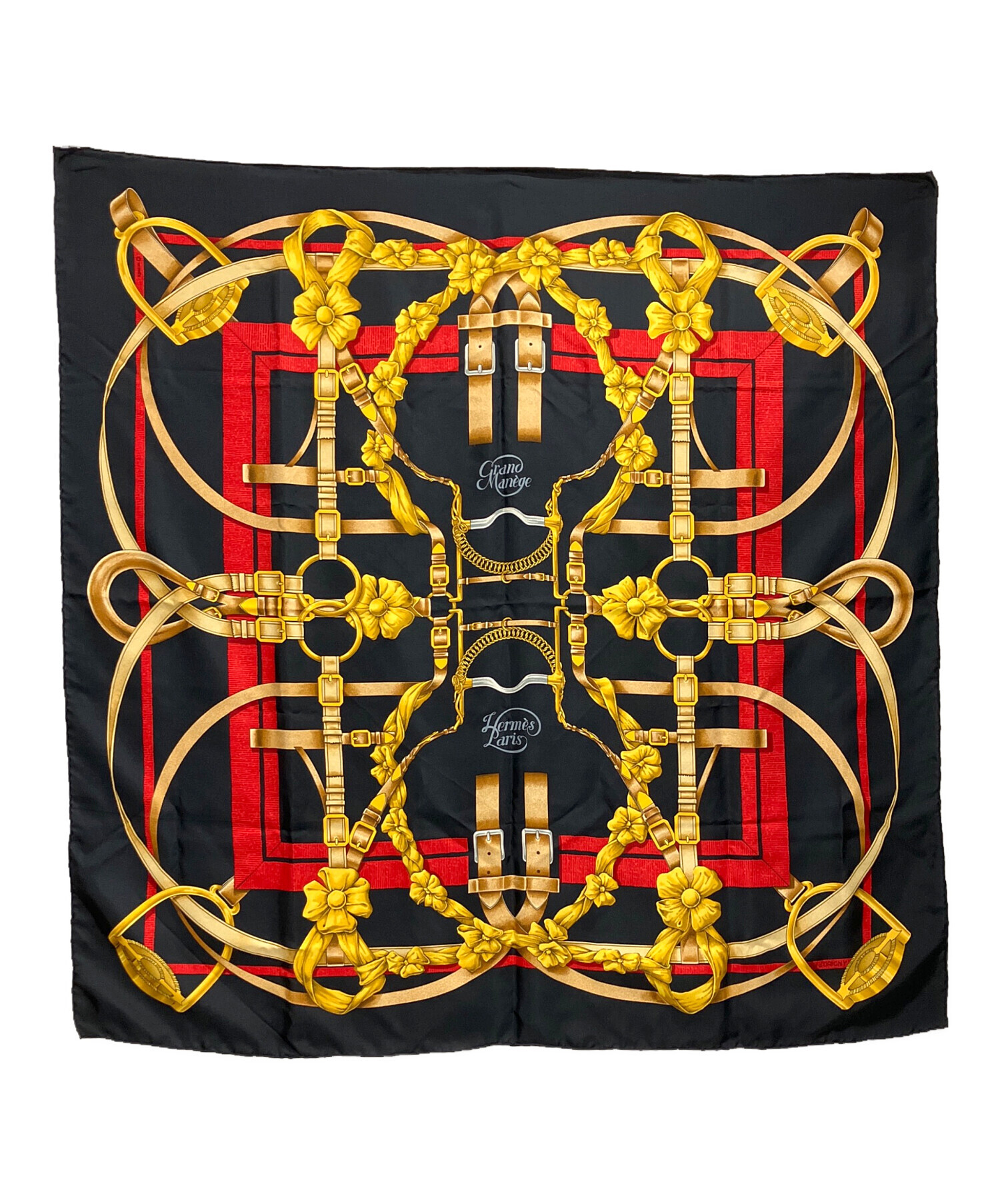 中古・古着通販】HERMES (エルメス) カレ90 grand manege シルク