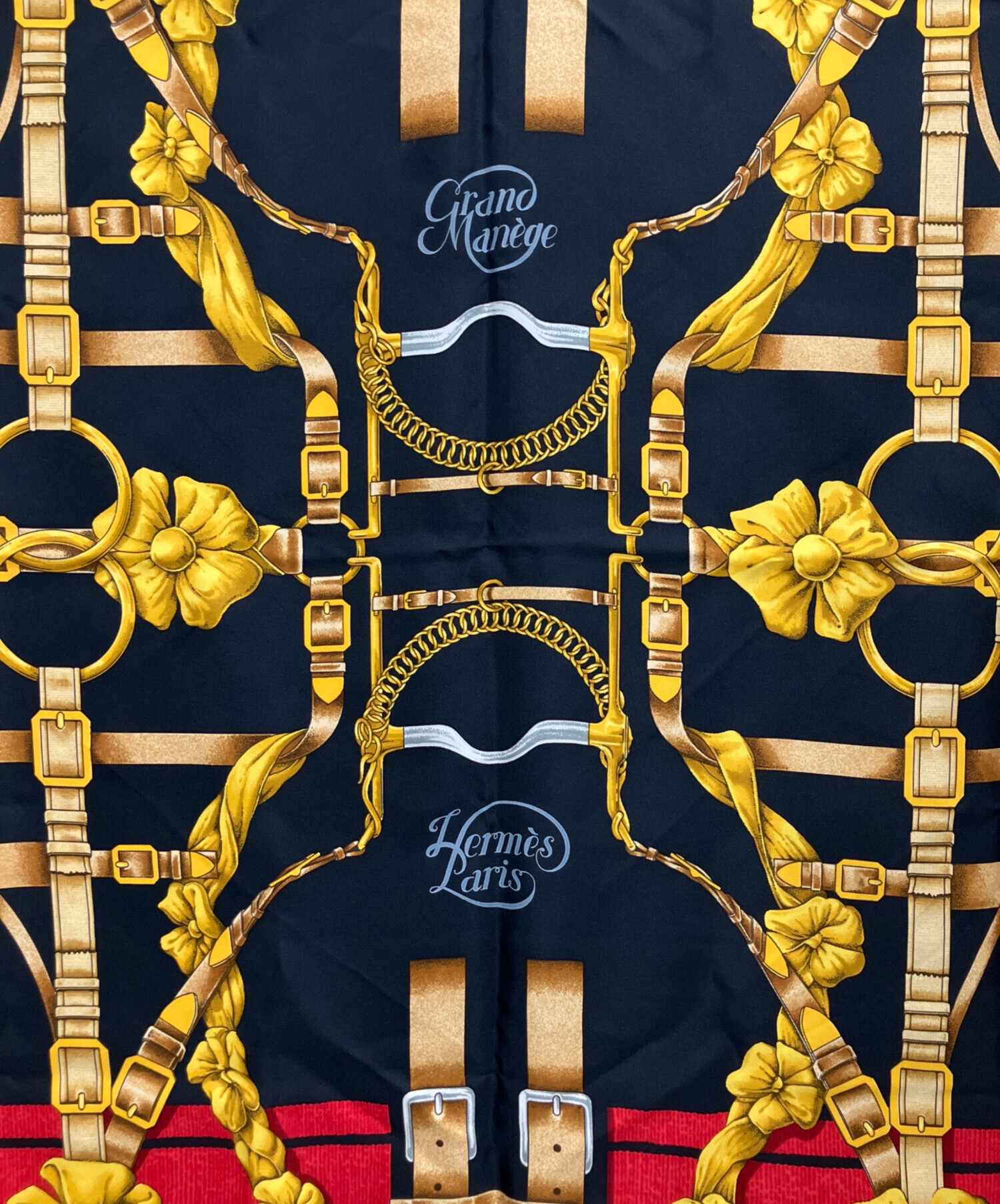 中古・古着通販】HERMES (エルメス) カレ90 grand manege シルク
