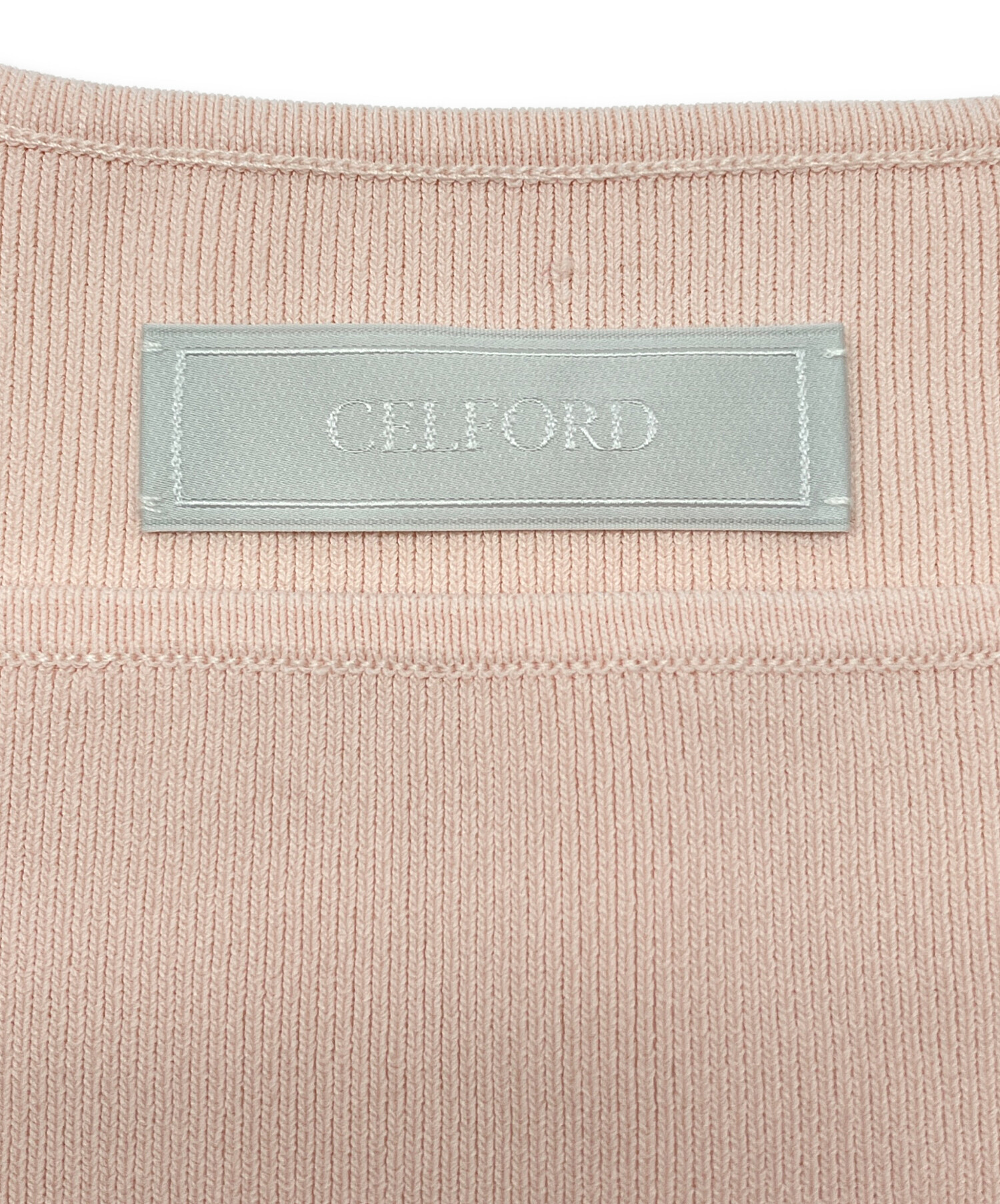 中古・古着通販】CELFORD (セルフォード) 半袖ニット シアー 