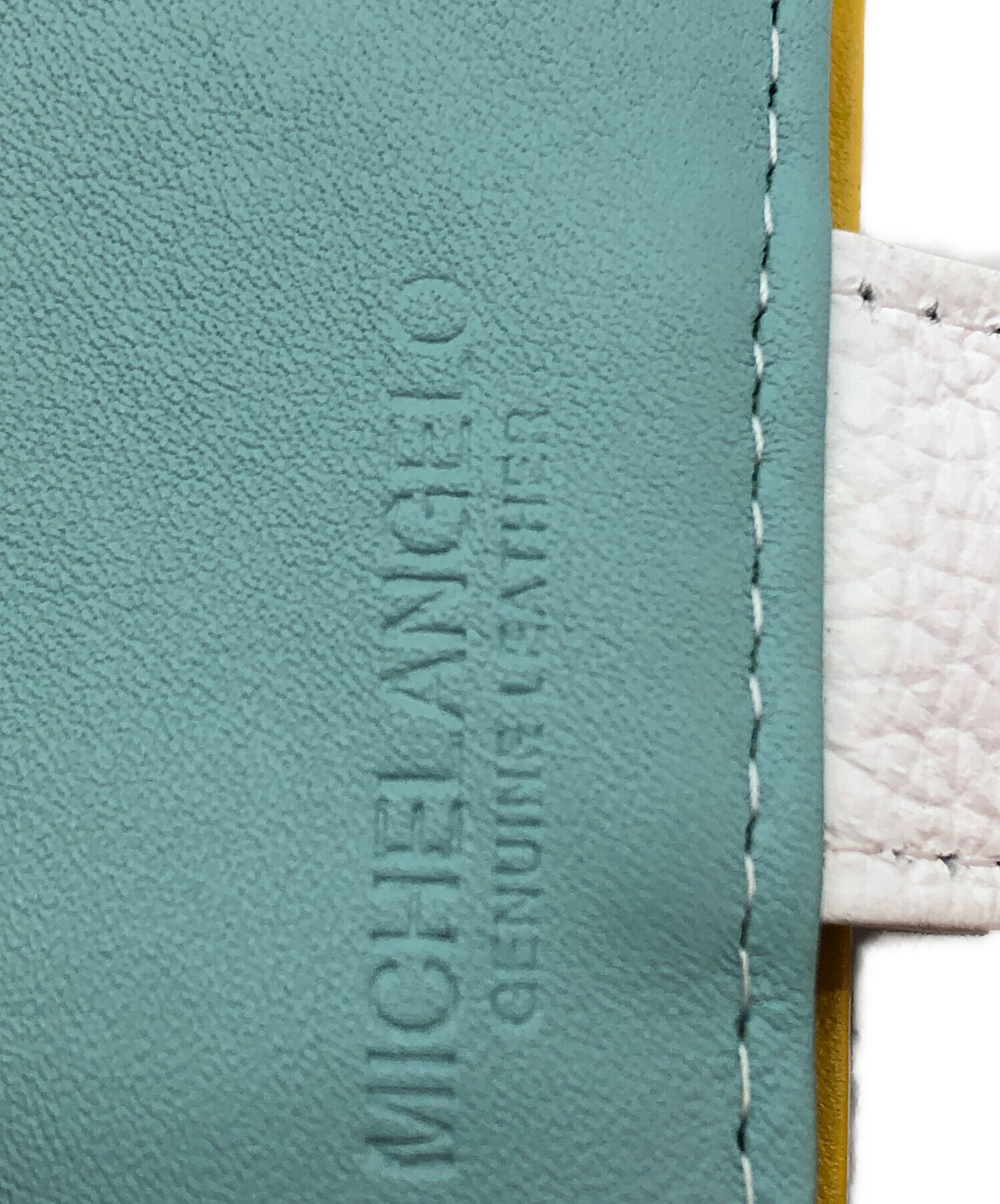 中古・古着通販】MICHELANGELO (ミケランジェロ) 2つ折り財布 ホワイト