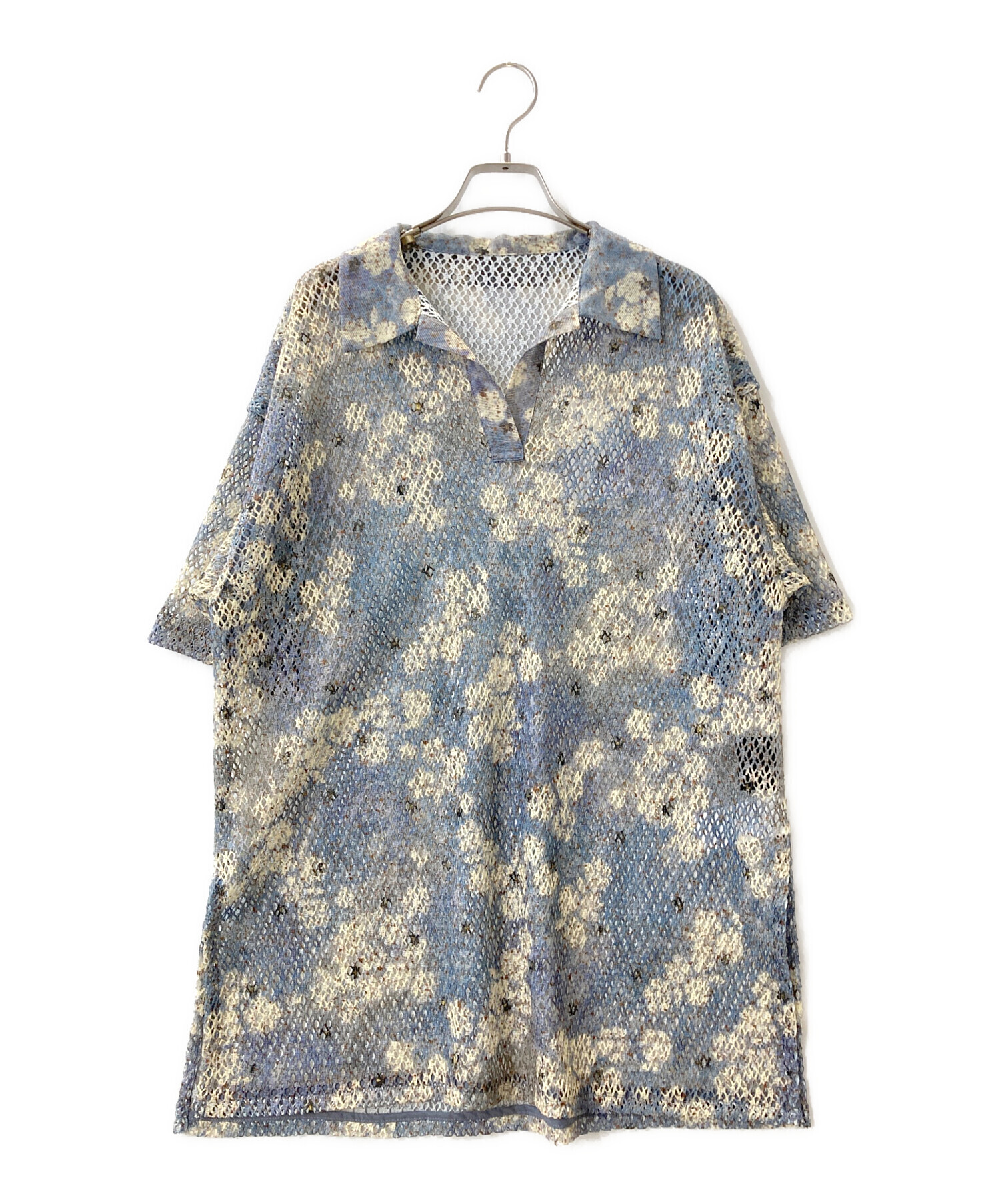 Ameri vintage × keitamaruyama セール】KEITAMARUYAMA × AMERI BLUR FLOWER DRESS（ワンピース