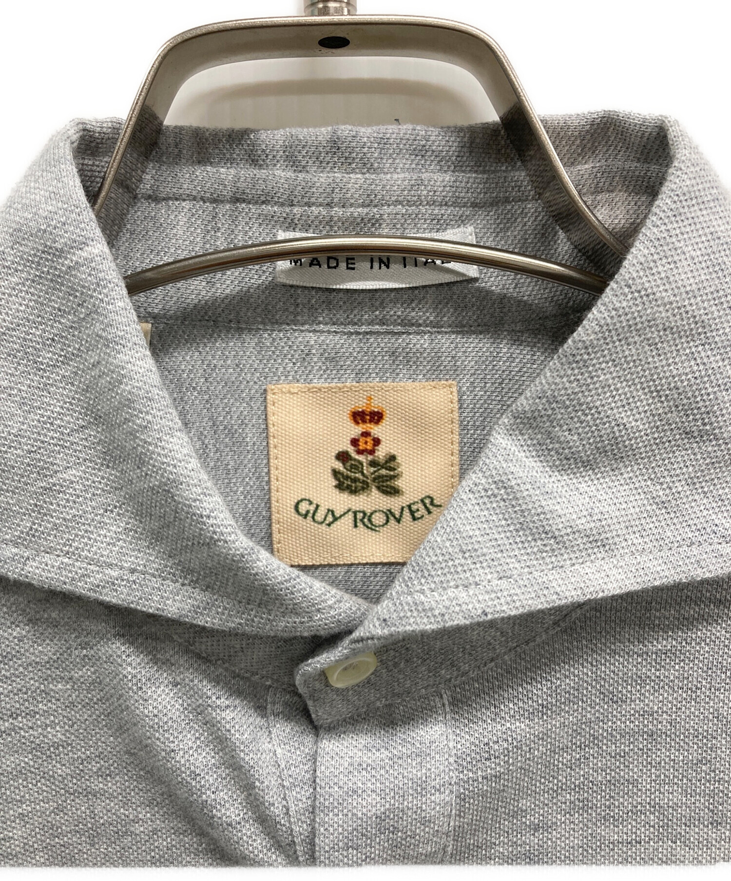 中古・古着通販】GUY ROVER (ギローバー) ポロシャツ グレー サイズ:S
