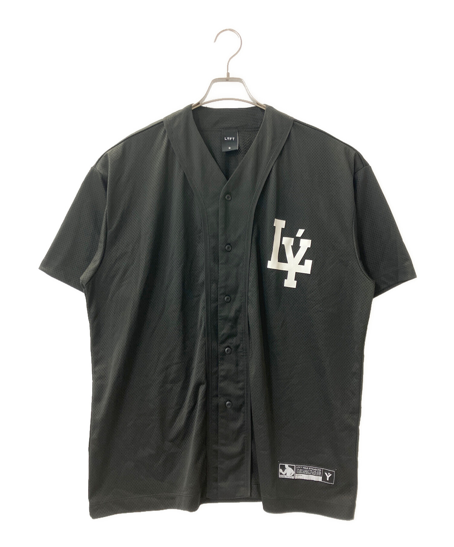 中古・古着通販】Lyft (リフト) ベースボールシャツ ブラック サイズ:S