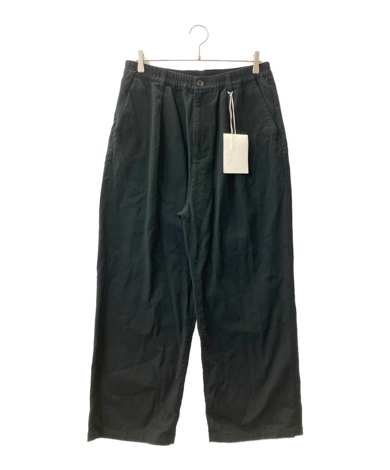 中古・古着通販】ANCELLM (アンセルム) ワイドパンツ ブラック サイズ