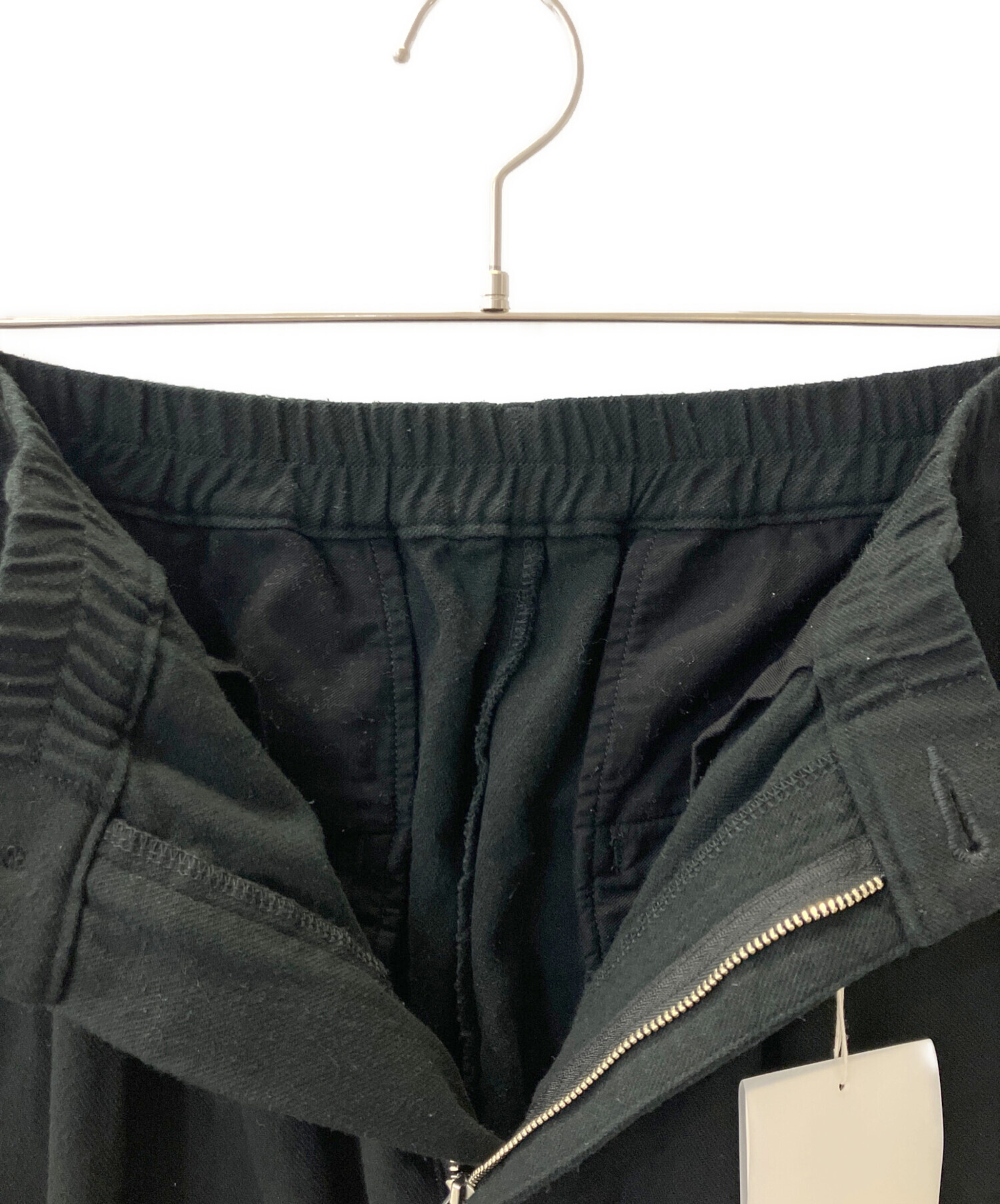 中古・古着通販】ANCELLM (アンセルム) ワイドパンツ ブラック サイズ