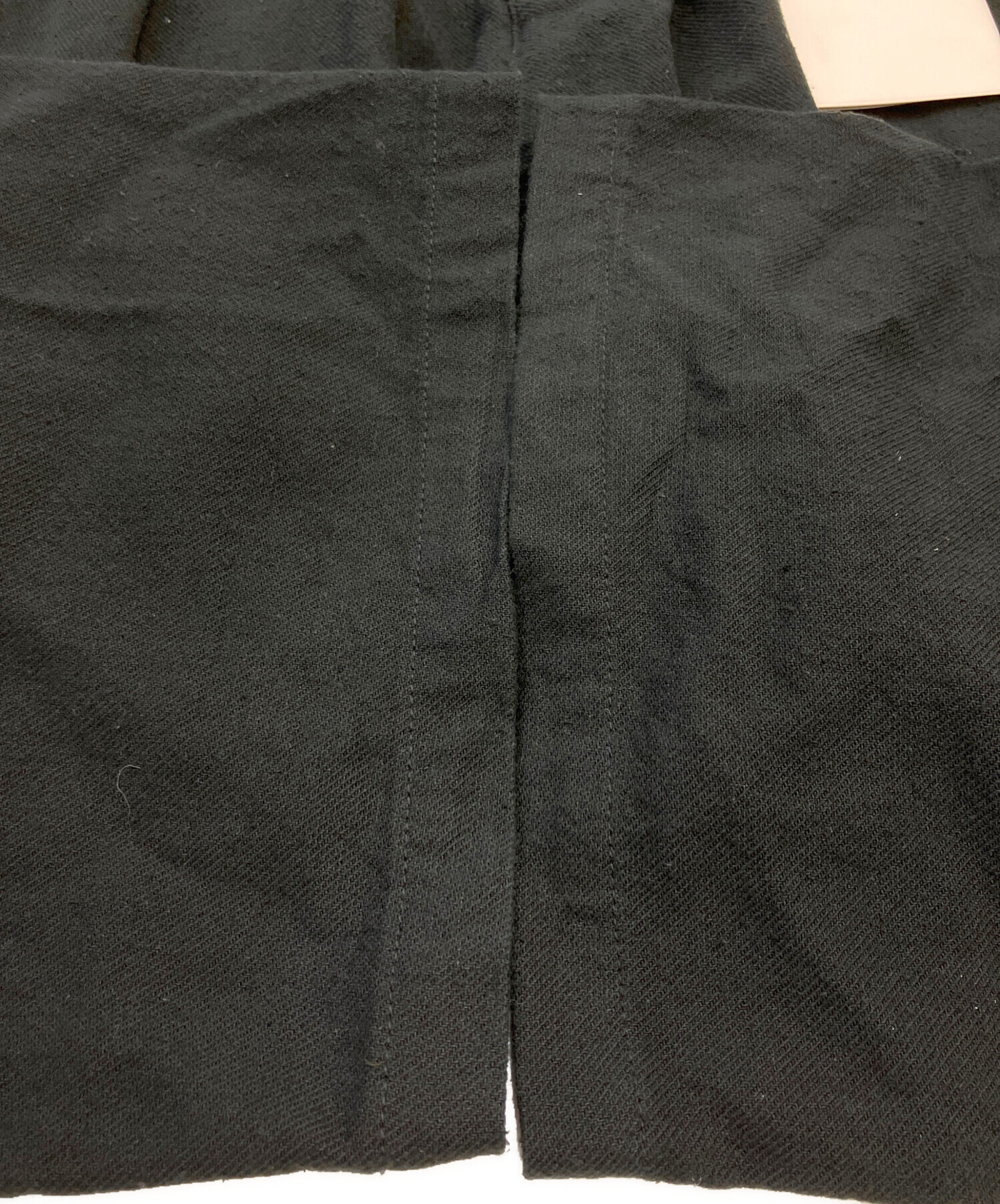 中古・古着通販】ANCELLM (アンセルム) ワイドパンツ ブラック サイズ