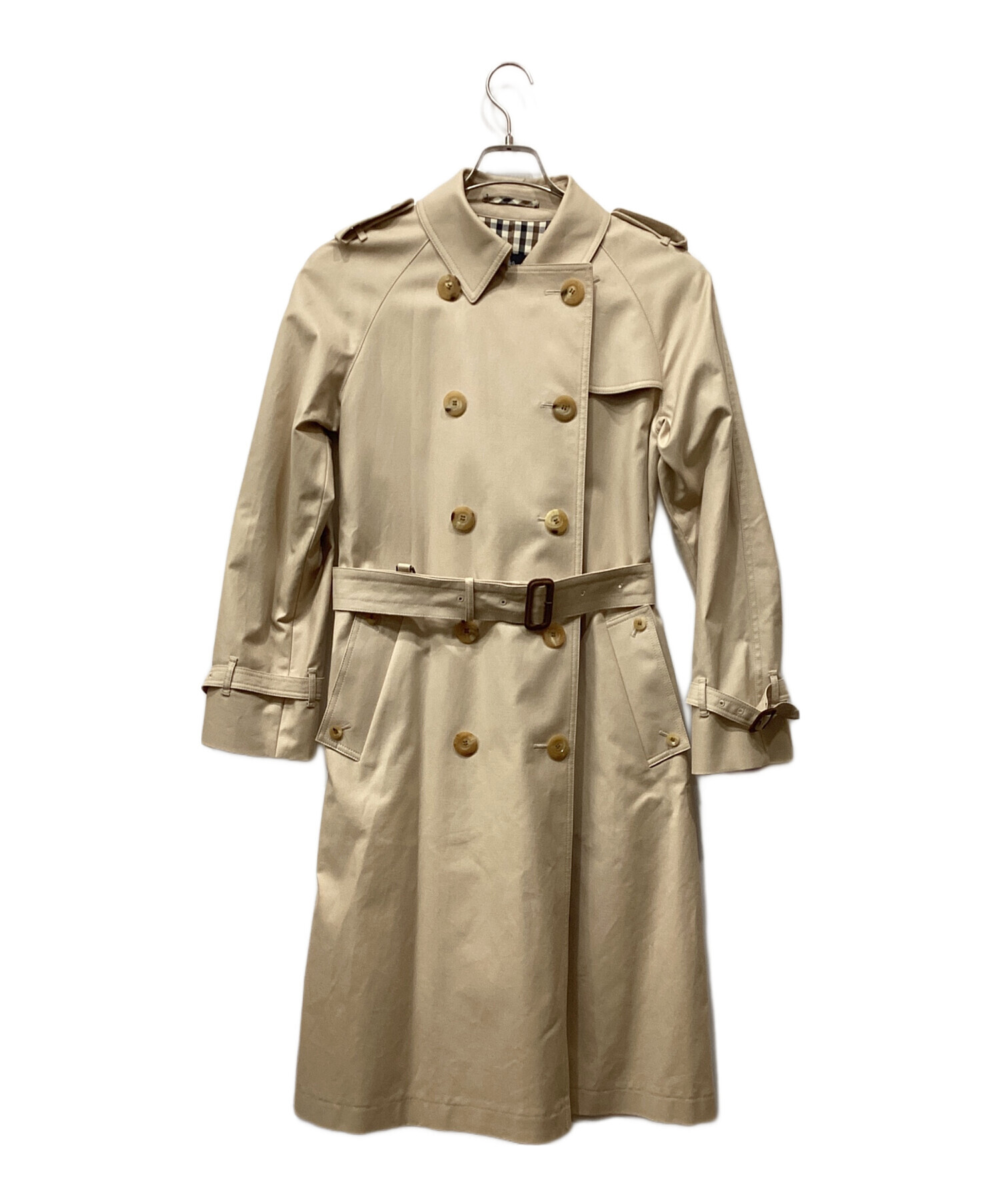 Aquascutum ベージュ トレンチコート　1.2回着用、美品。 中古・古着通販】Aquascutum (アクアスキュータム) アクアスキュータム