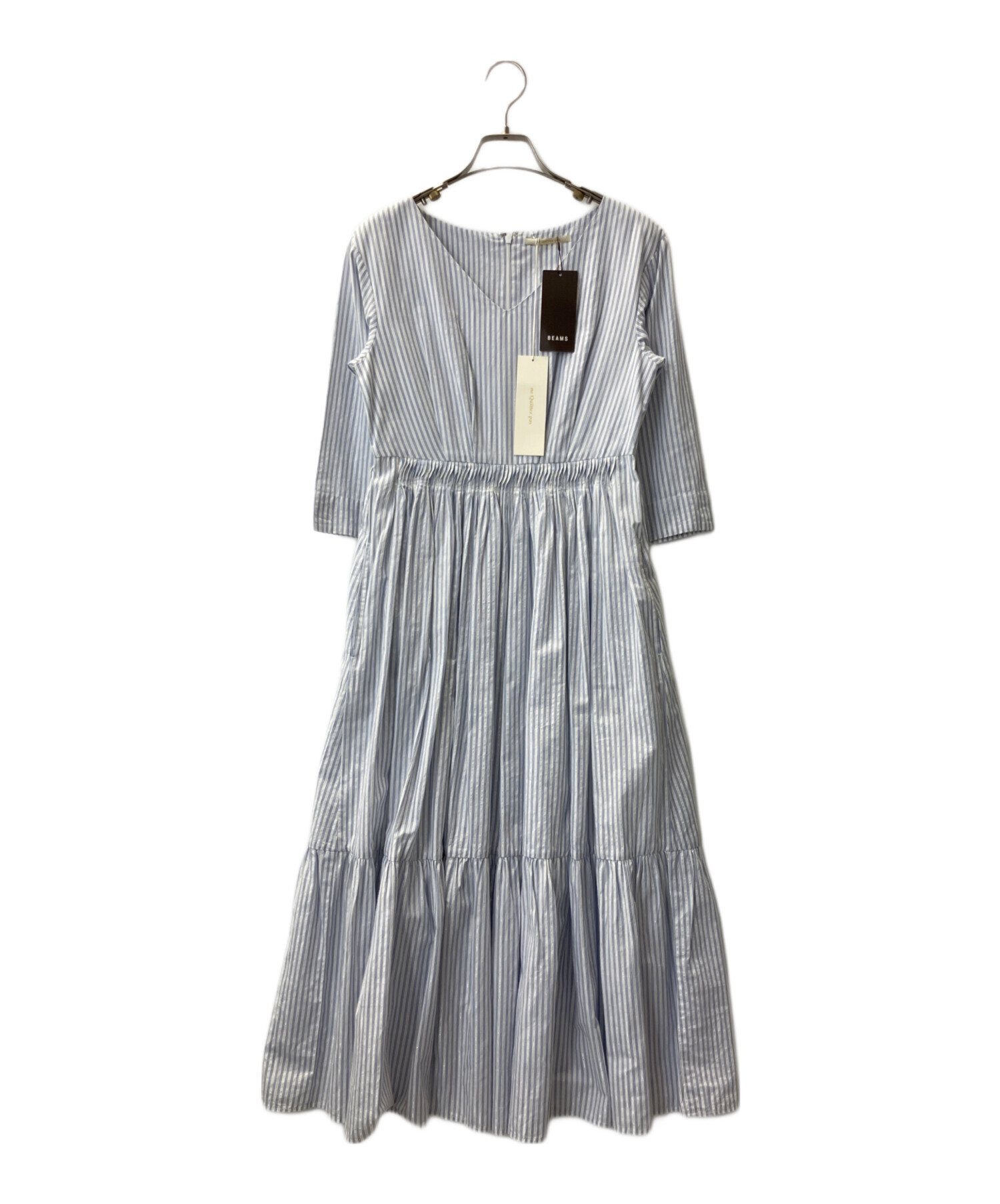 最終値下げ♥️秋ワンピ♥️ ヌキテパ ne Quittez pas ロングワンピース 中古・古着通販】ne quittez pas (ヌキテパ) 長袖ワンピース ホワイト