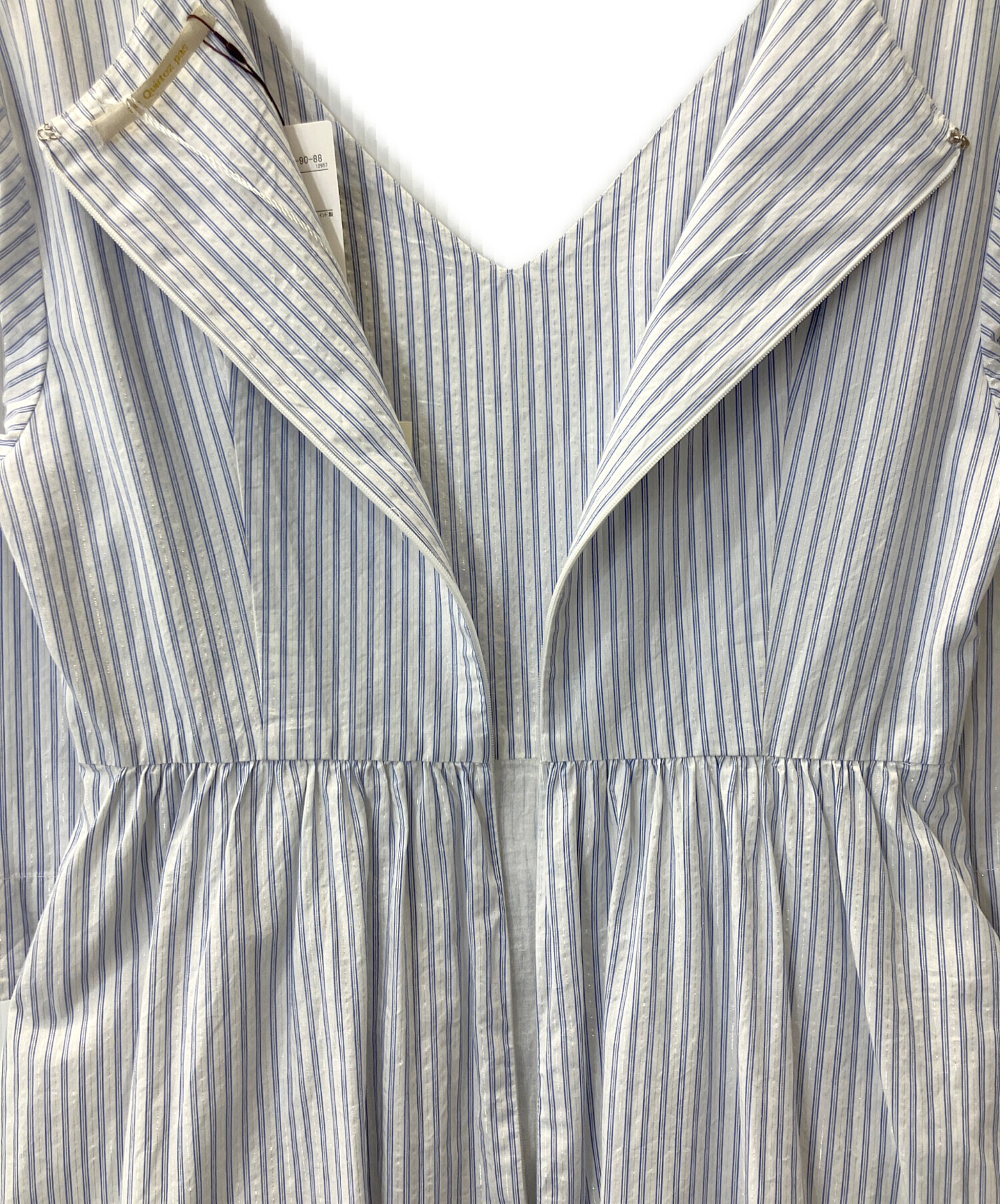 中古・古着通販】ne quittez pas (ヌキテパ) 長袖ワンピース ホワイト