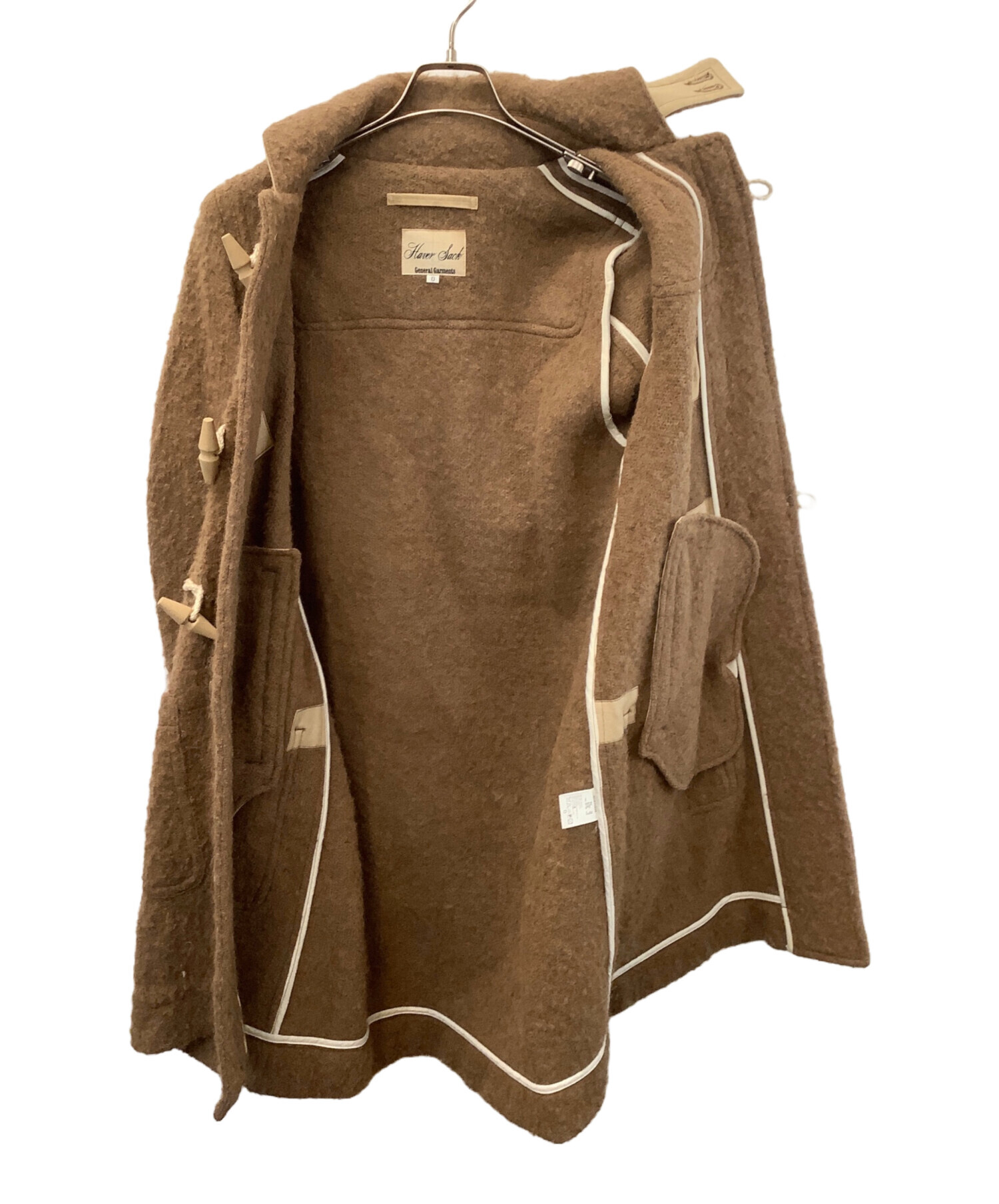 中古・古着通販】HAVERSACK (ハバーサック) ダッフルコート ブラウン