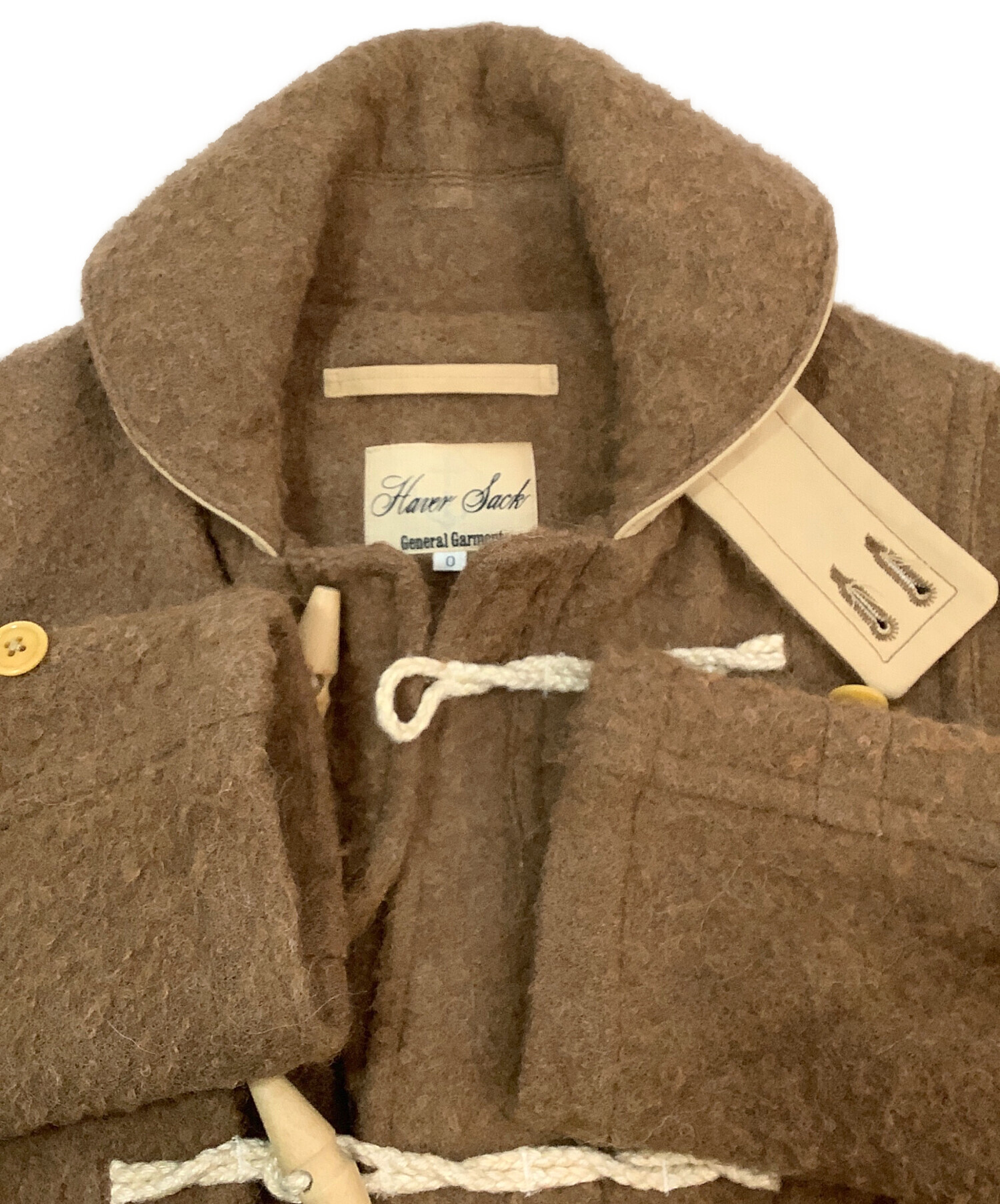 中古・古着通販】HAVERSACK (ハバーサック) ダッフルコート ブラウン