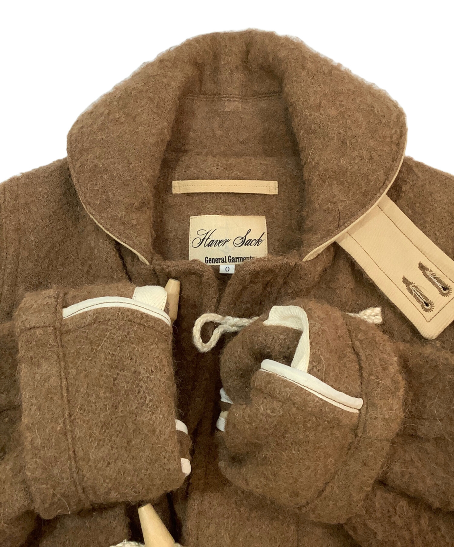 中古・古着通販】HAVERSACK (ハバーサック) ダッフルコート ブラウン