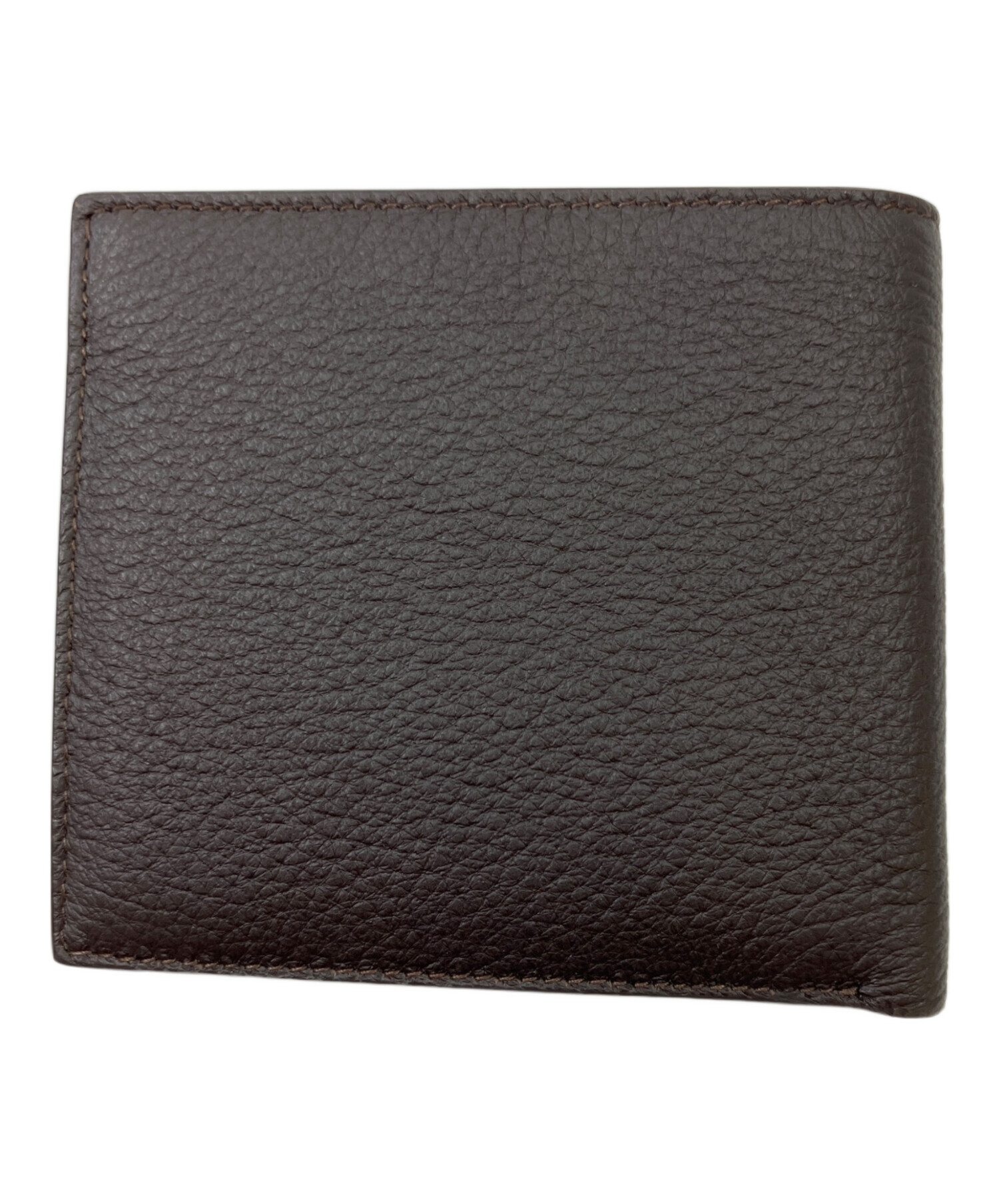 【新品未使用】モンブラン 二つ折り財布 ブラウン 中古・古着通販】MONTBLANC (モンブラン) 2つ折り財布 ダークブラウン