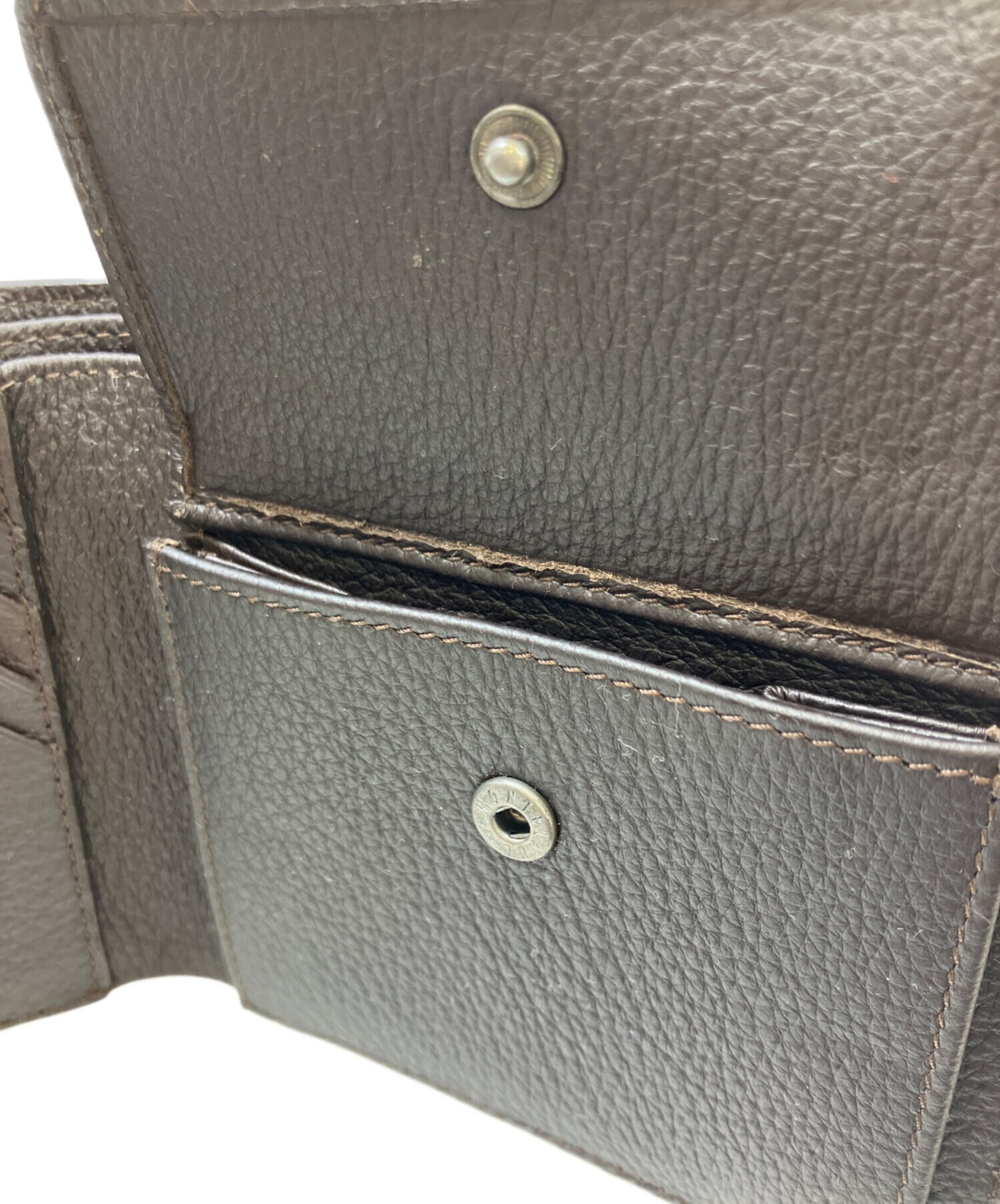 中古・古着通販】MONTBLANC (モンブラン) 2つ折り財布 ダークブラウン