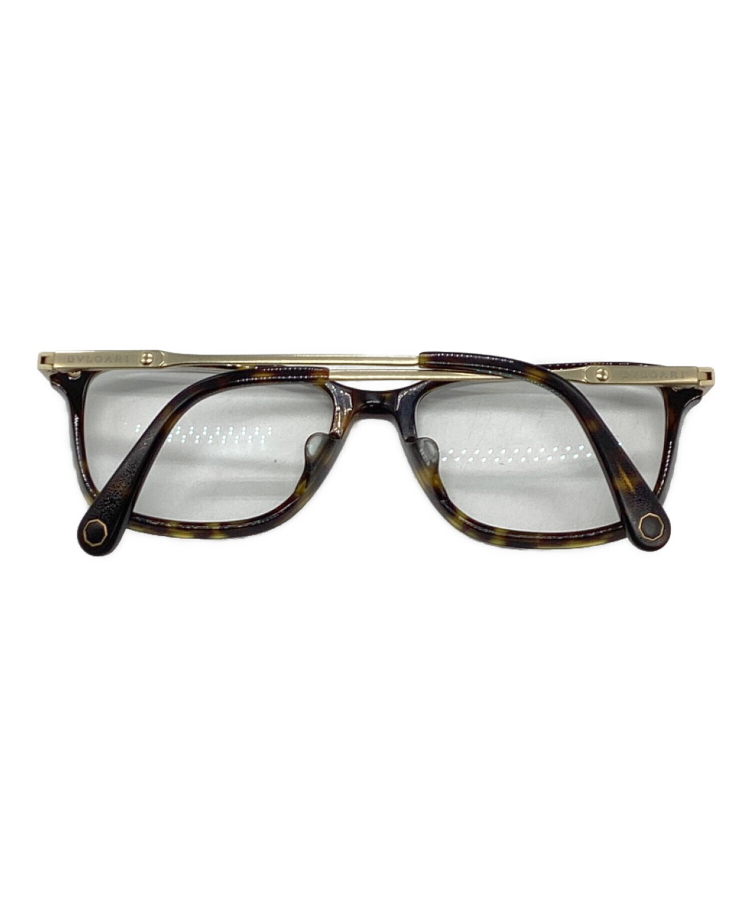 【中古】良品 BVLGARI ブルガリ ロゴ べっ甲調 プラ 眼鏡 eH09188N BVLGARI - 【中古】良品 BVLGARI ブルガリ ロゴ べっ甲調 プラ 眼鏡