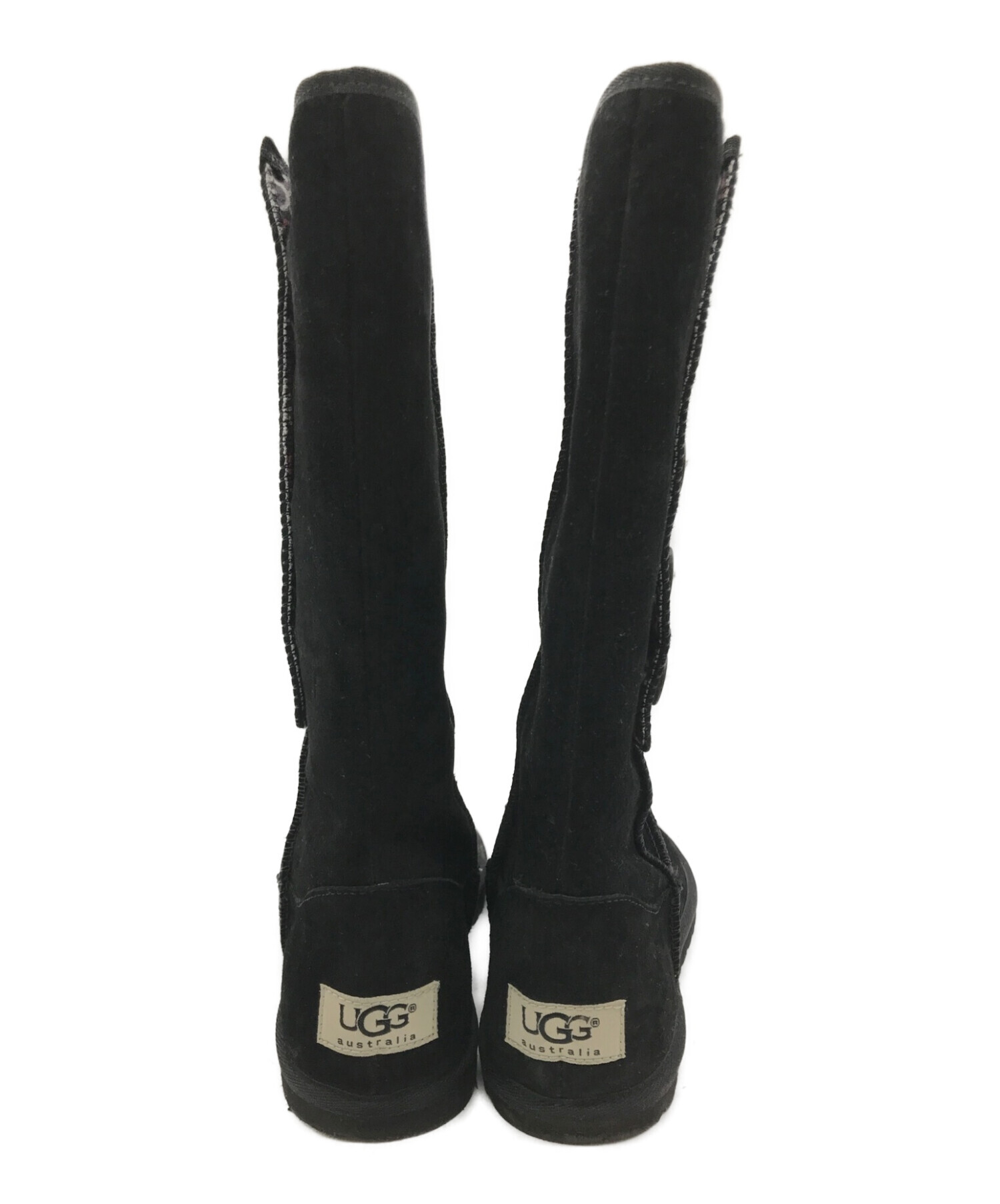 中古・古着通販】UGG (アグ) ロングブーツ ブラック サイズ:25cm