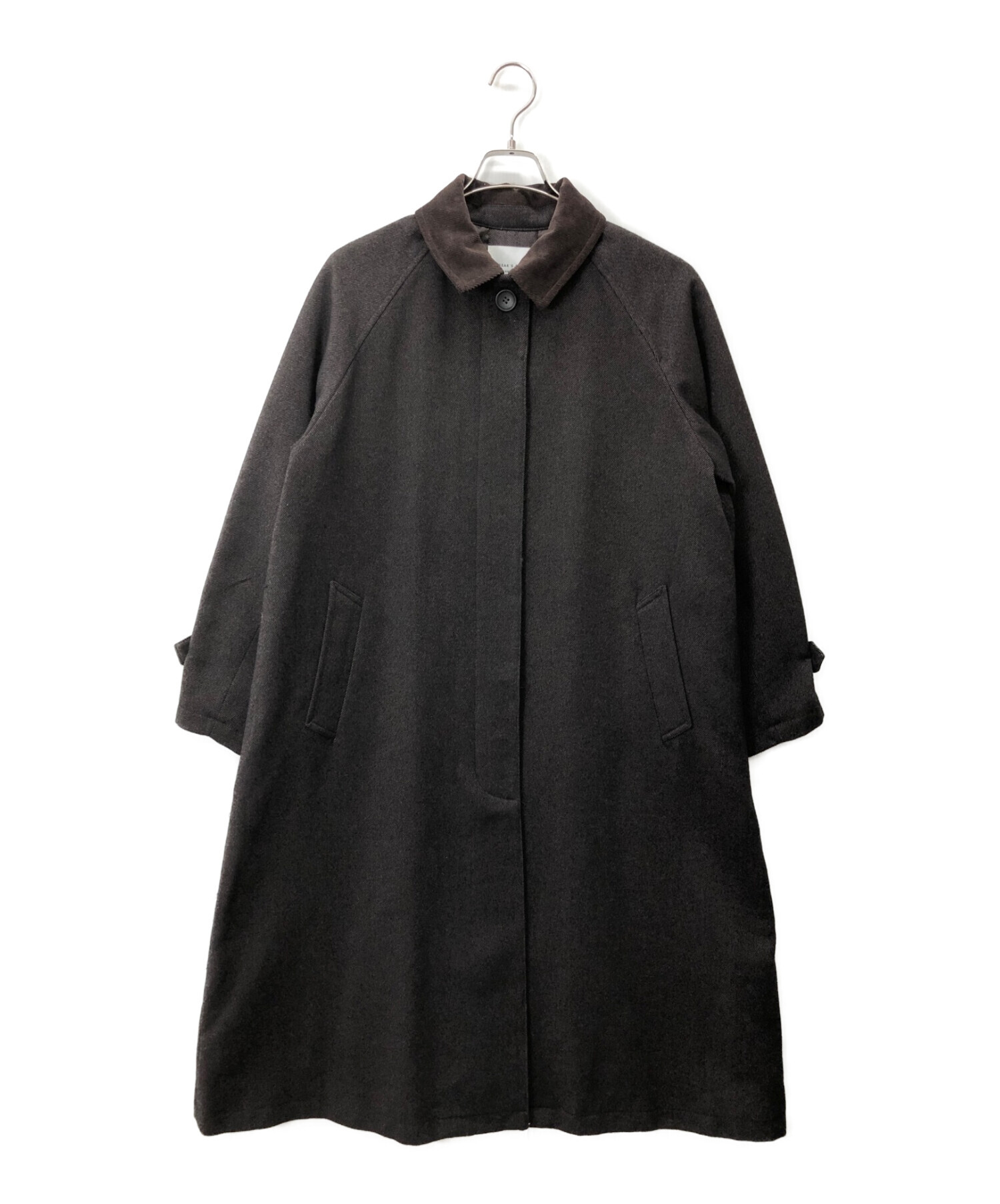 フリークスストア　ダークグレー ロングコート オーバーサイズ freak's store コート フリークスストア ダークグレー ロングコート