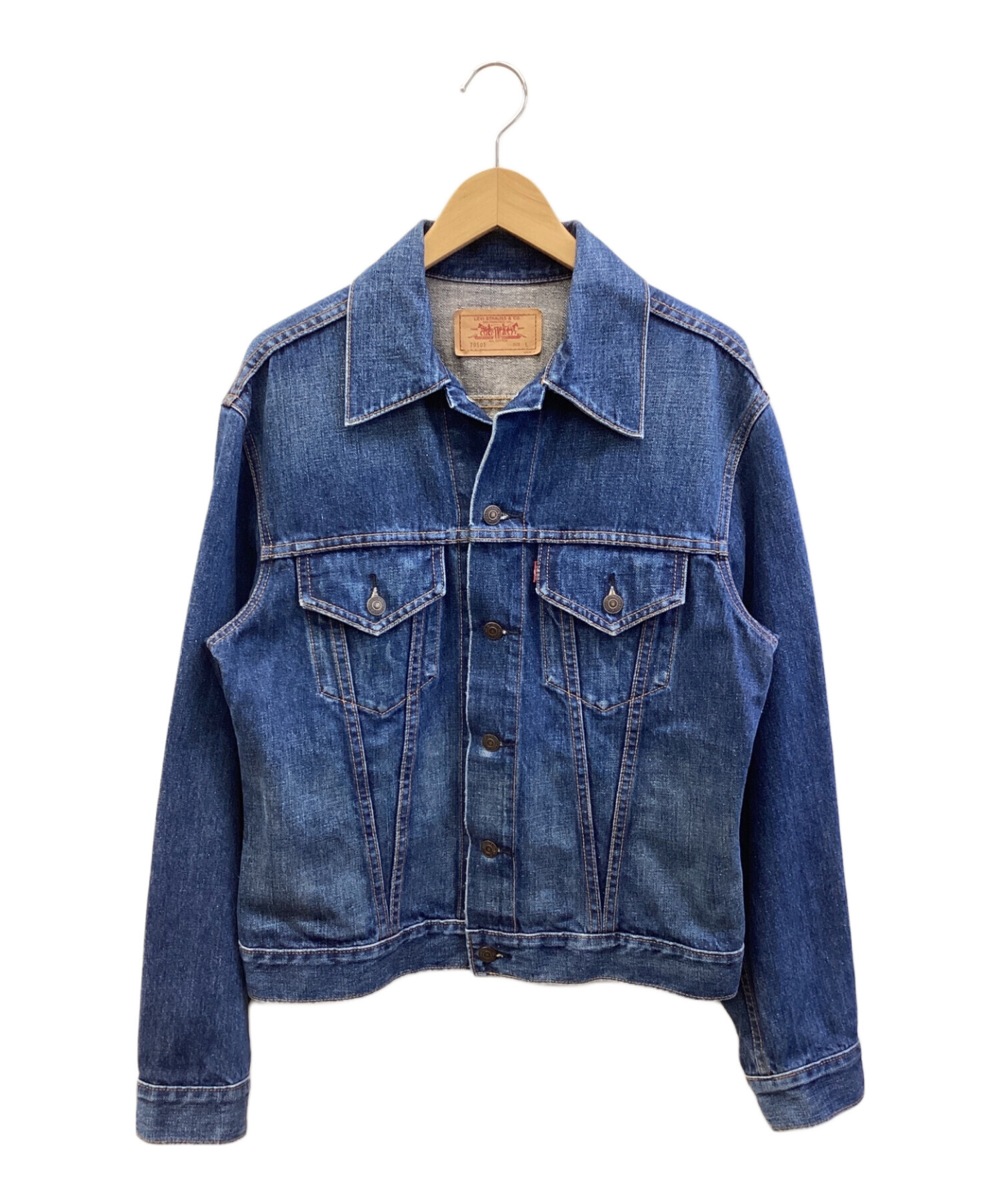 中古・古着通販】LEVI'S (リーバイス) デニムジャケット ブルー
