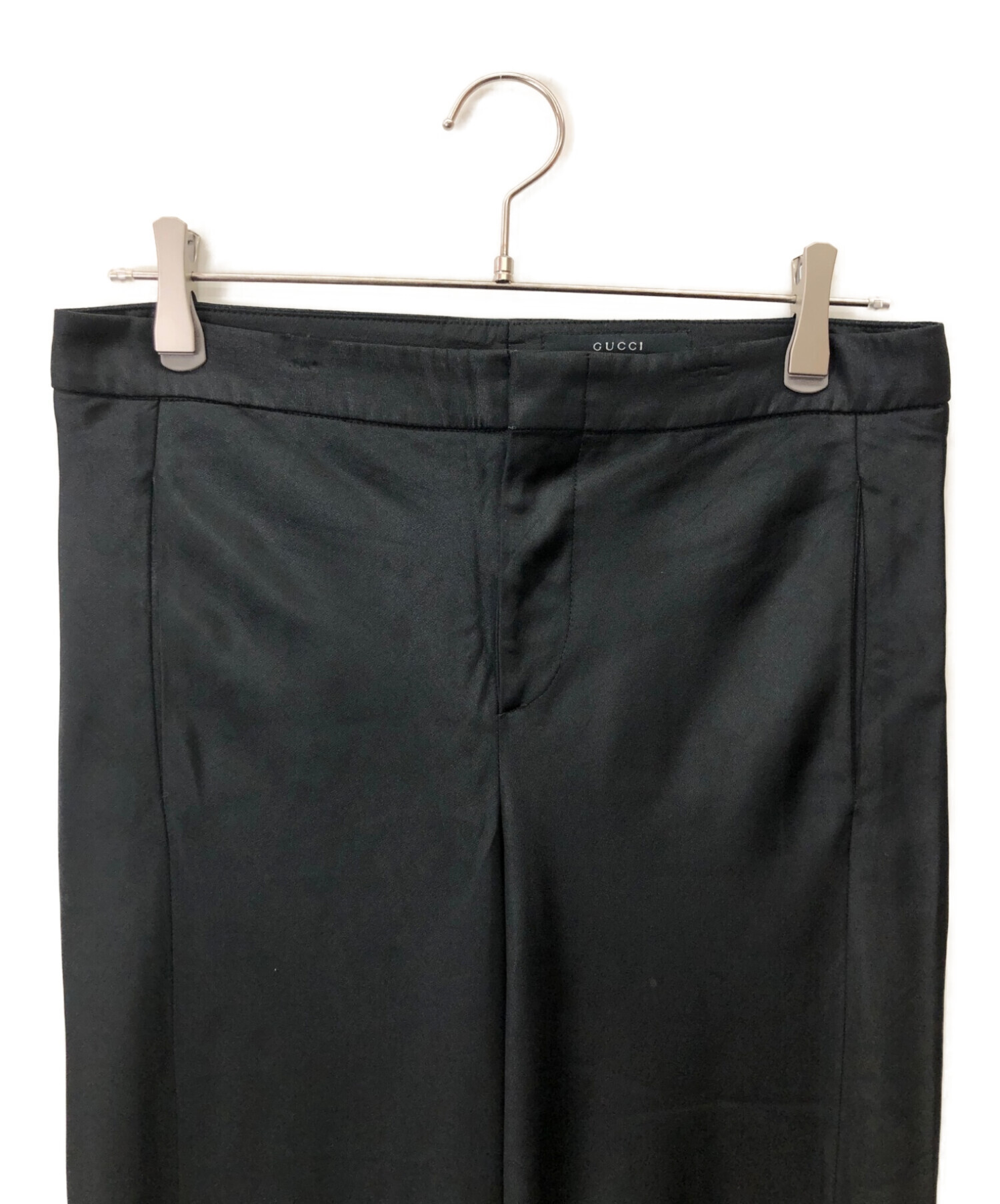 中古・古着通販】GUCCI (グッチ) フレアパンツ ブラック サイズ