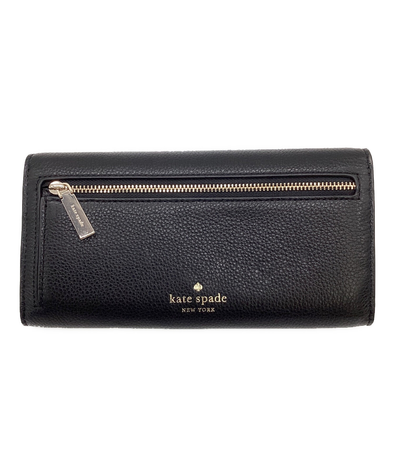 中古・古着通販】Kate Spade (ケイトスペード) 長財布 ブラック 