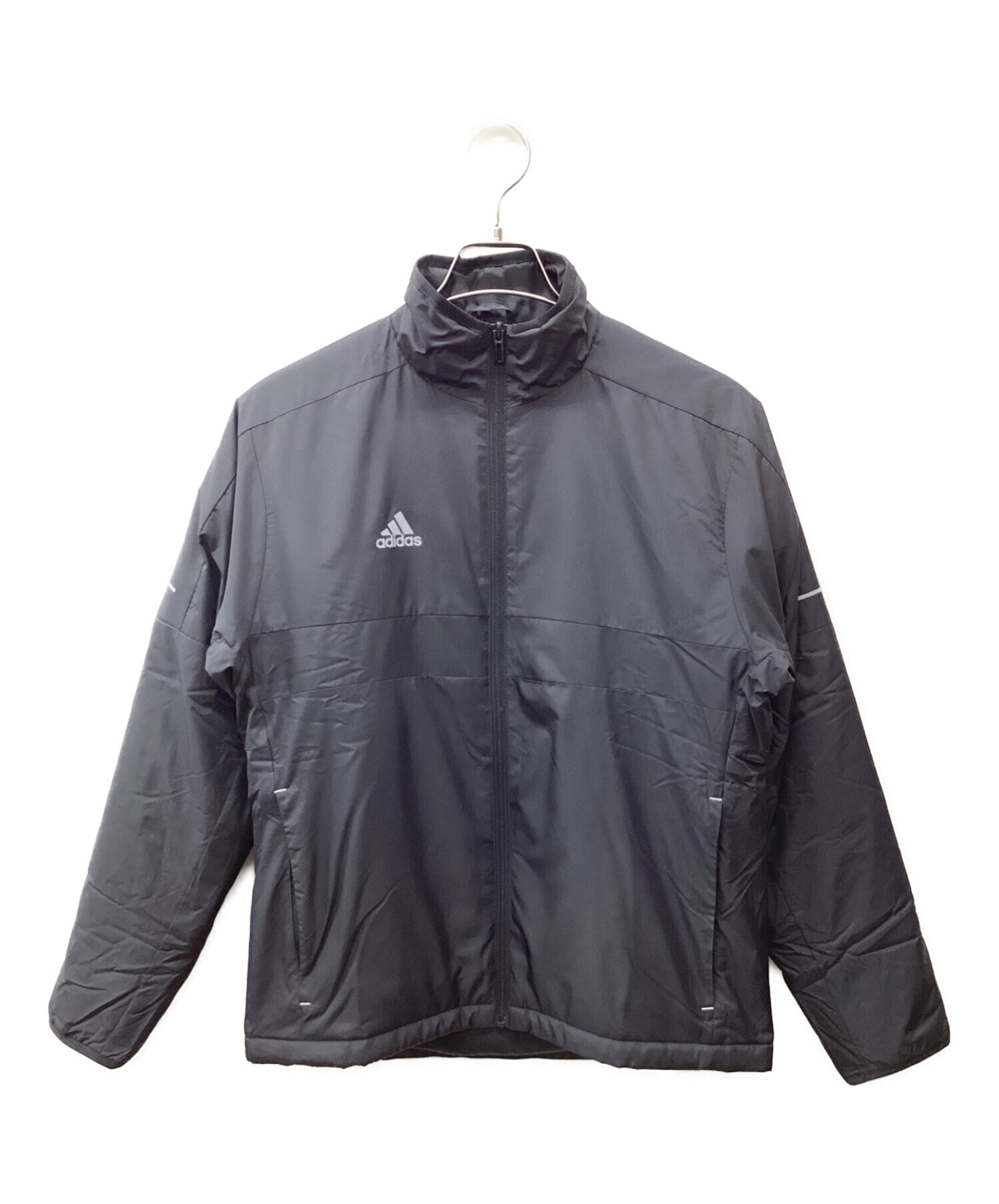 中古・古着通販】adidas (アディダス) 中綿ジャケット ブラック