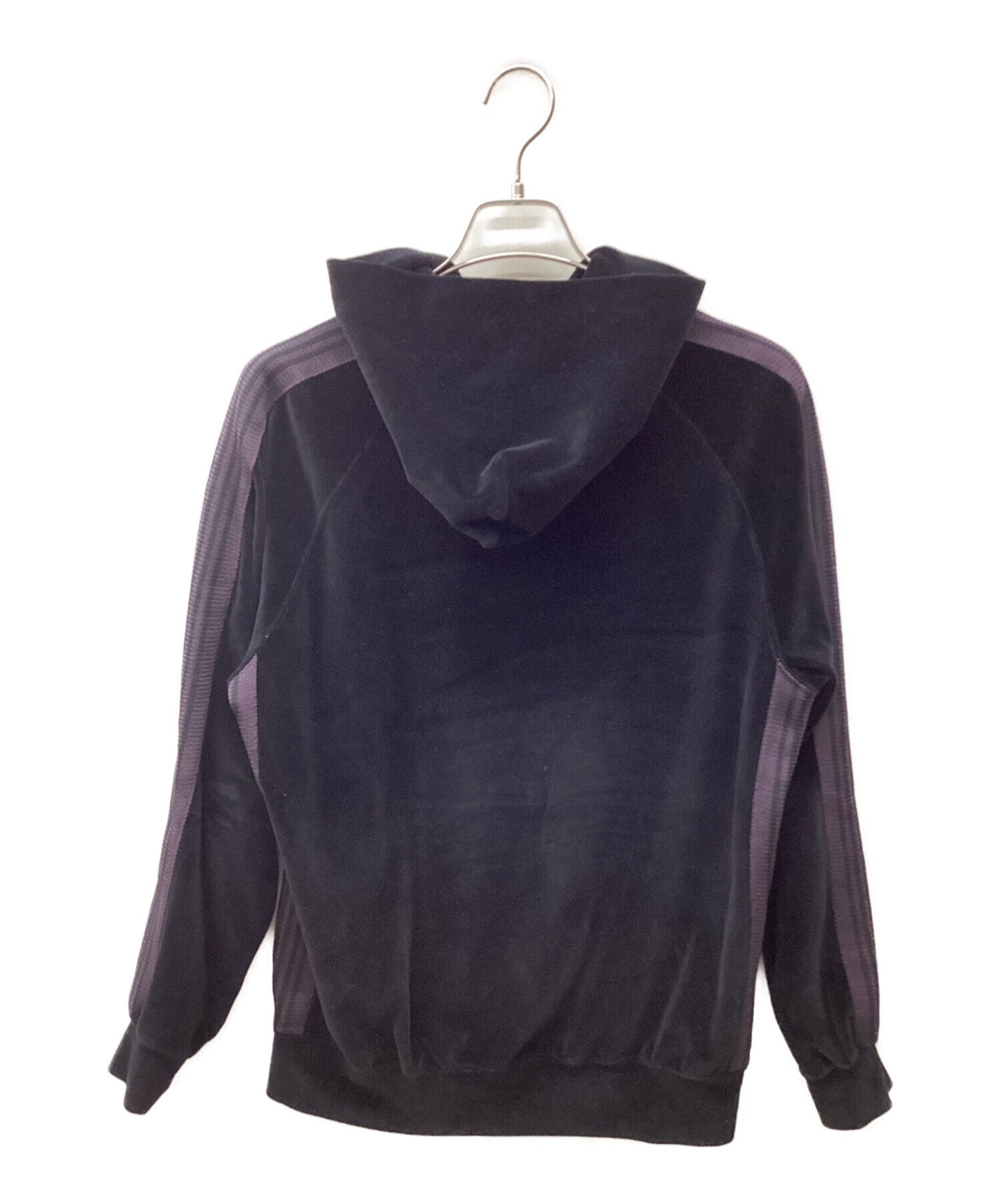 Needles ブラック ベロア パーカー M 中古・古着通販】Needles (ニードルズ) ベロアパーカー ブラック