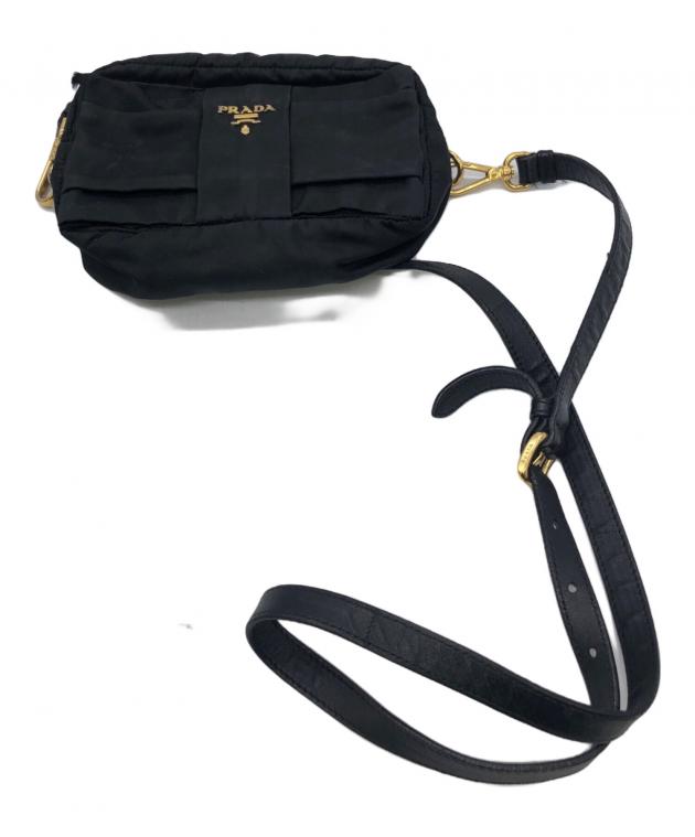 中古・古着通販】PRADA (プラダ) ナイロンミニショルダーポーチ