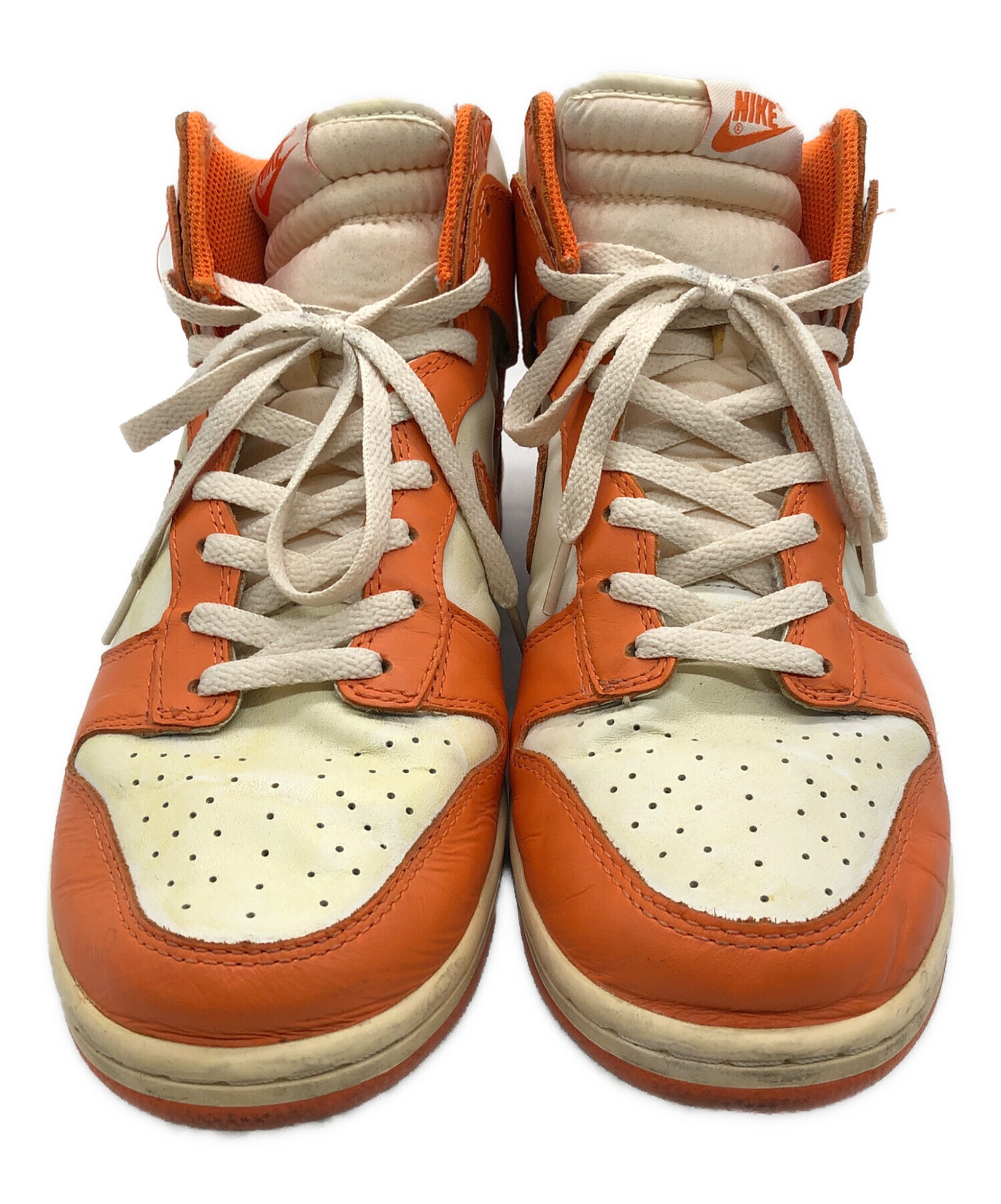 ビンテージNikeフランチャイズ ハイカットスニーカー 中古・古着通販】NIKE (ナイキ) ハイカットスニーカー オレンジ