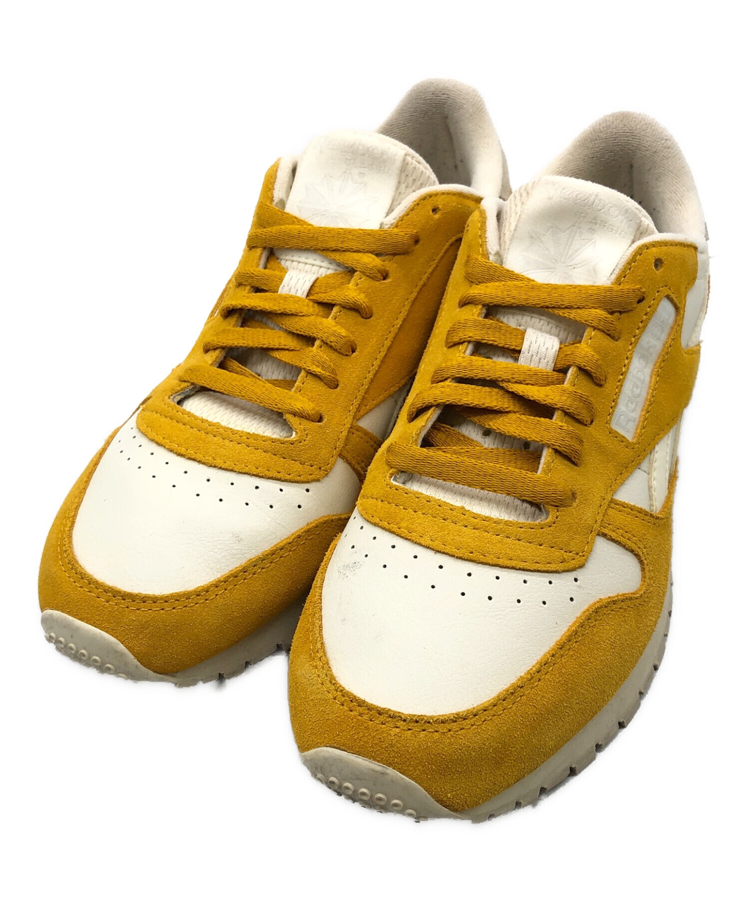 中古・古着通販】REEBOK (リーボック) スニーカー イエロー×ホワイト 