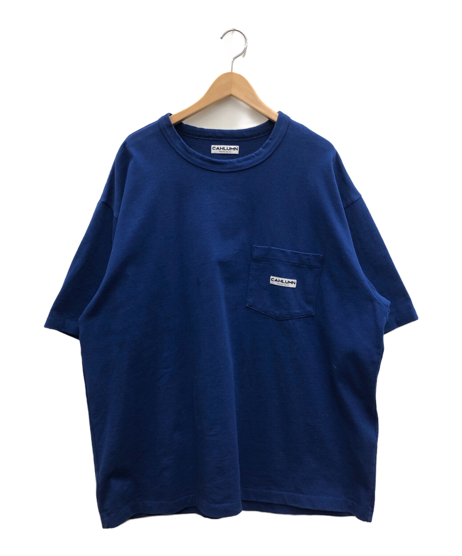 中古・古着通販】CAHLUMN (カウラム) ヘビーウェイトTシャツ ブルー 