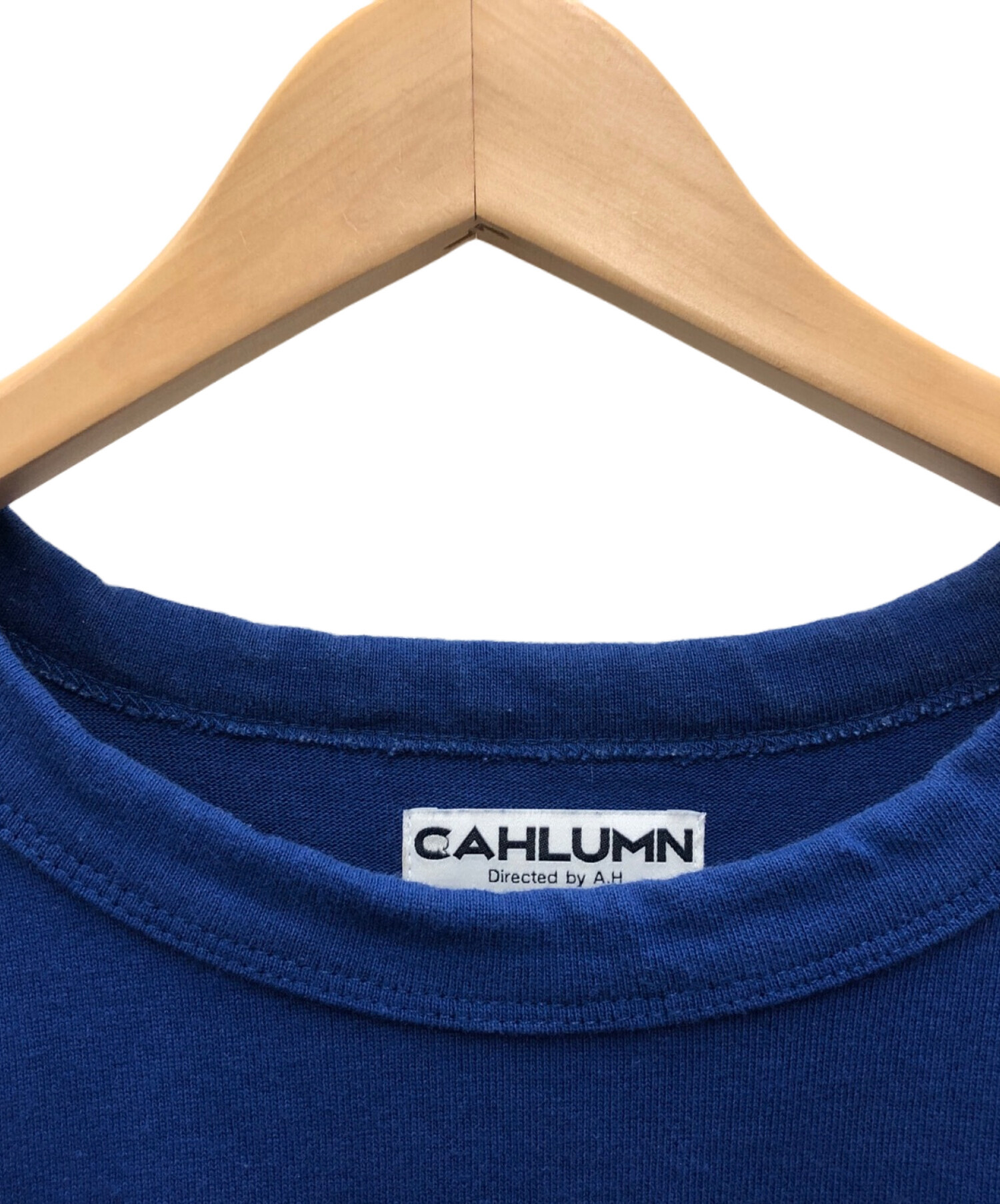 中古・古着通販】CAHLUMN (カウラム) ヘビーウェイトTシャツ ブルー 