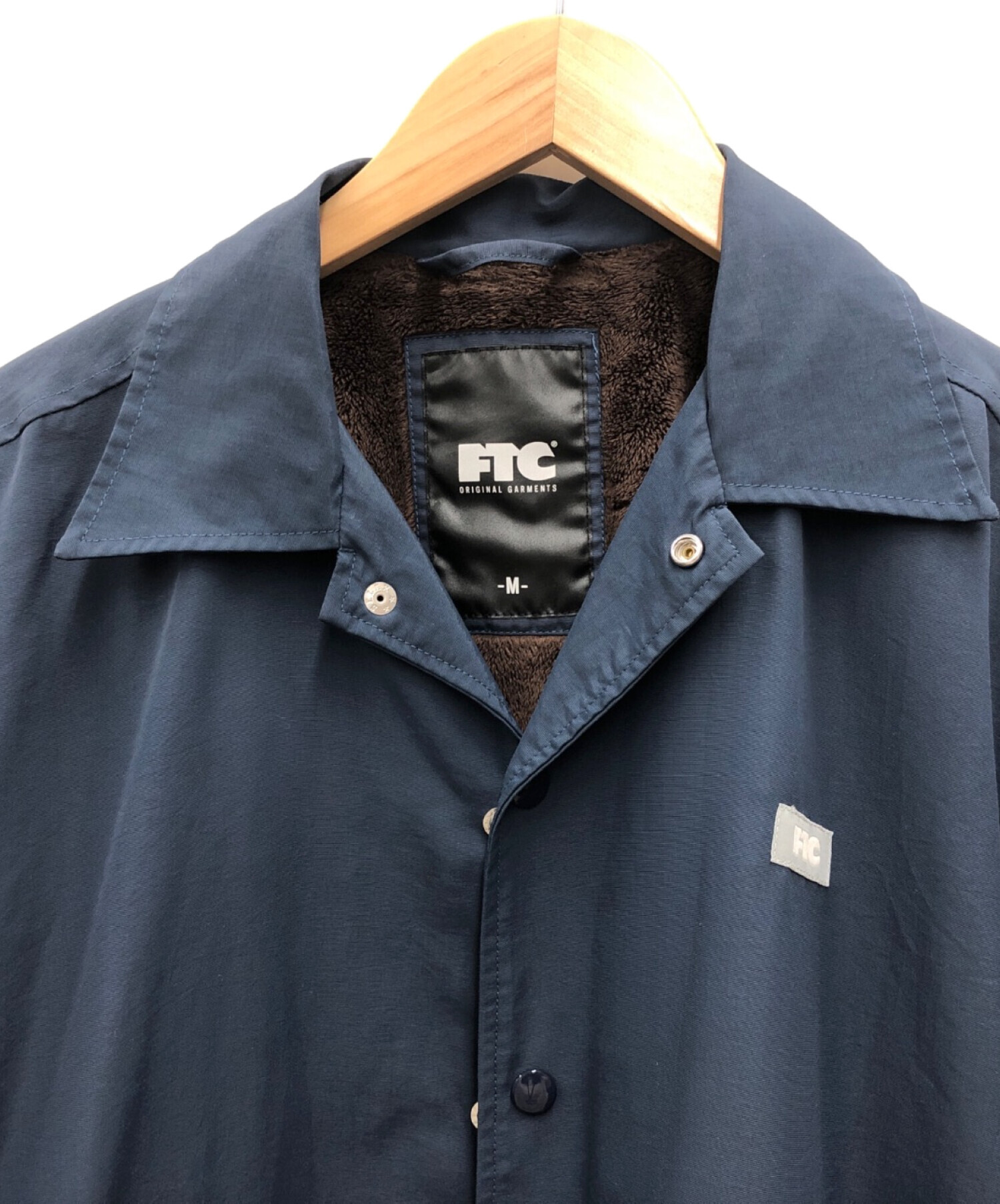 良好 FTC コーチジャケット ネイビー 中古・古着通販】FTC (エフティーシー) コーチジャケット ネイビー