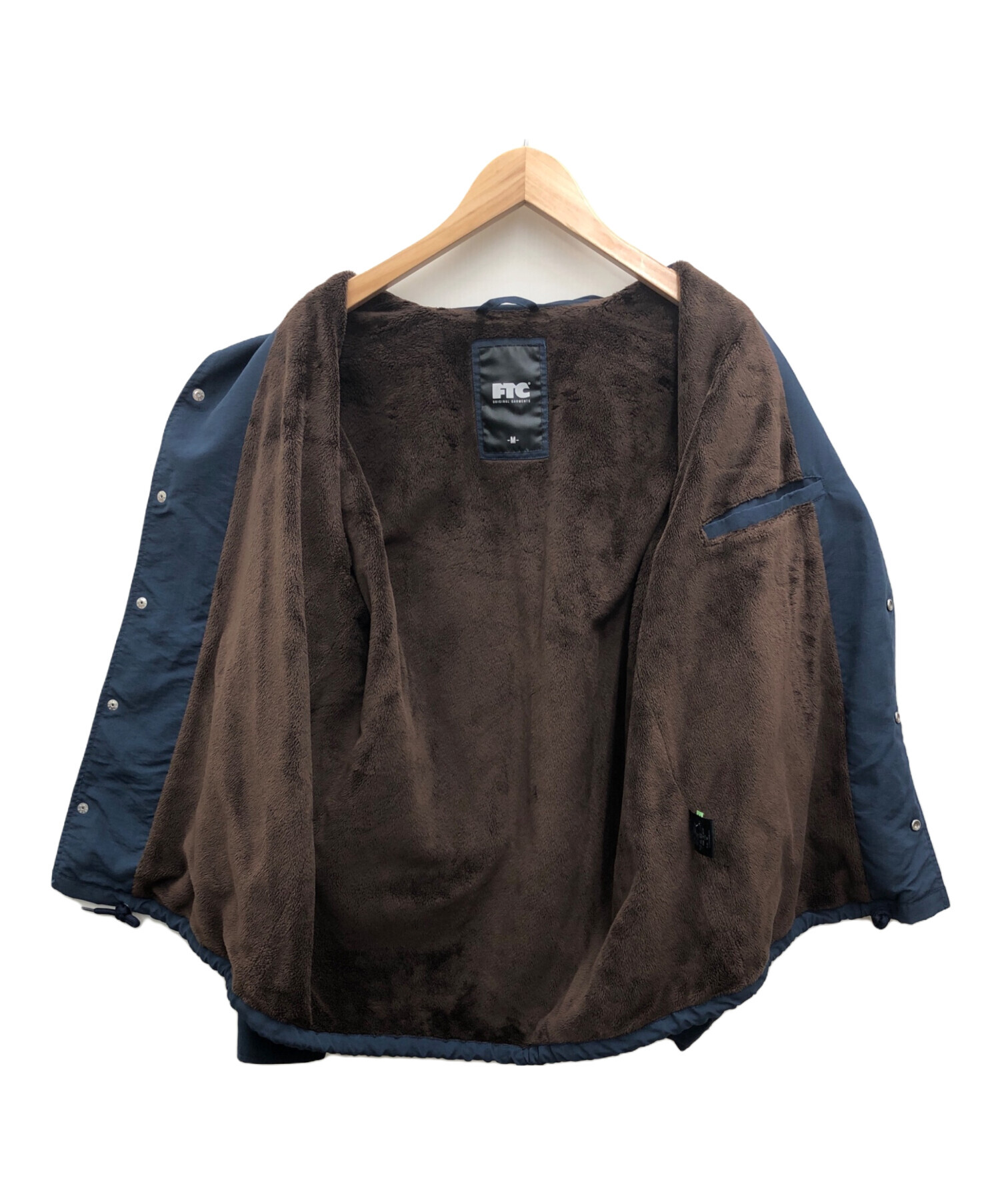 良好 FTC コーチジャケット ネイビー 中古・古着通販】FTC (エフティーシー) コーチジャケット ネイビー