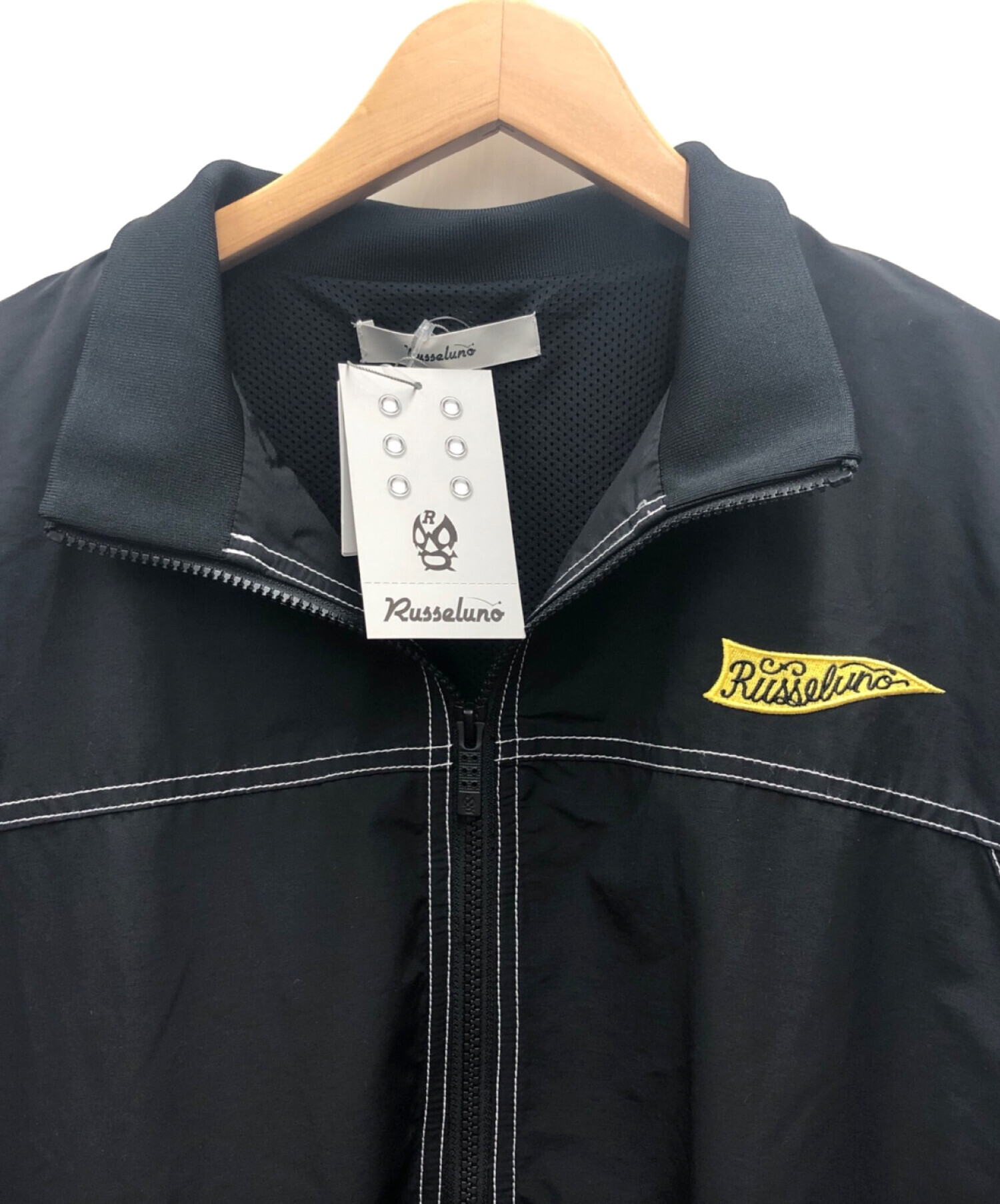 中古・古着通販】RUSSELUNO (ラッセルノ) ジップブルゾン ブラック 