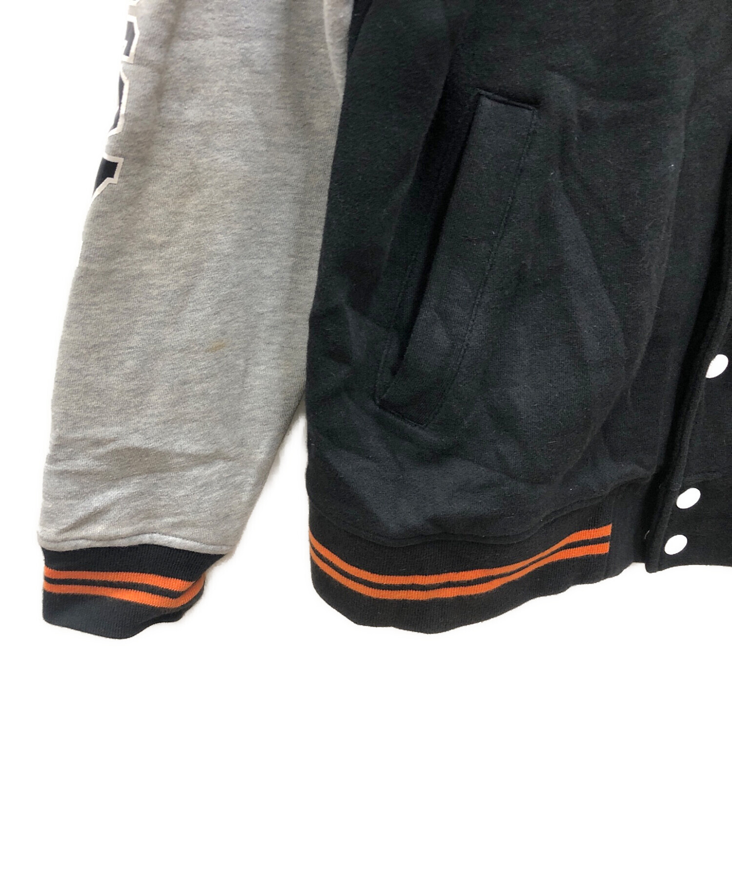 中古・古着通販】stussy (ステューシー) コットンスタジャン ブラック