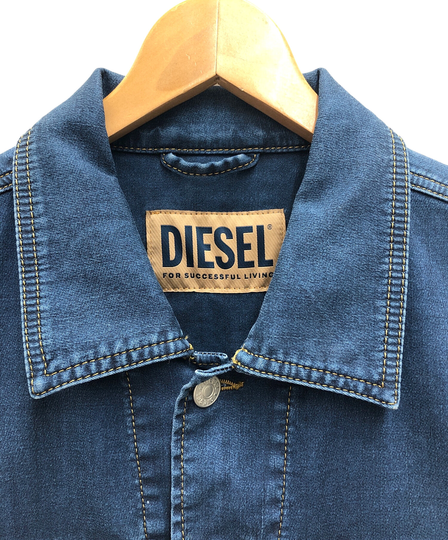 中古・古着通販】DIESEL (ディーゼル) デニムジャケット インディゴ 