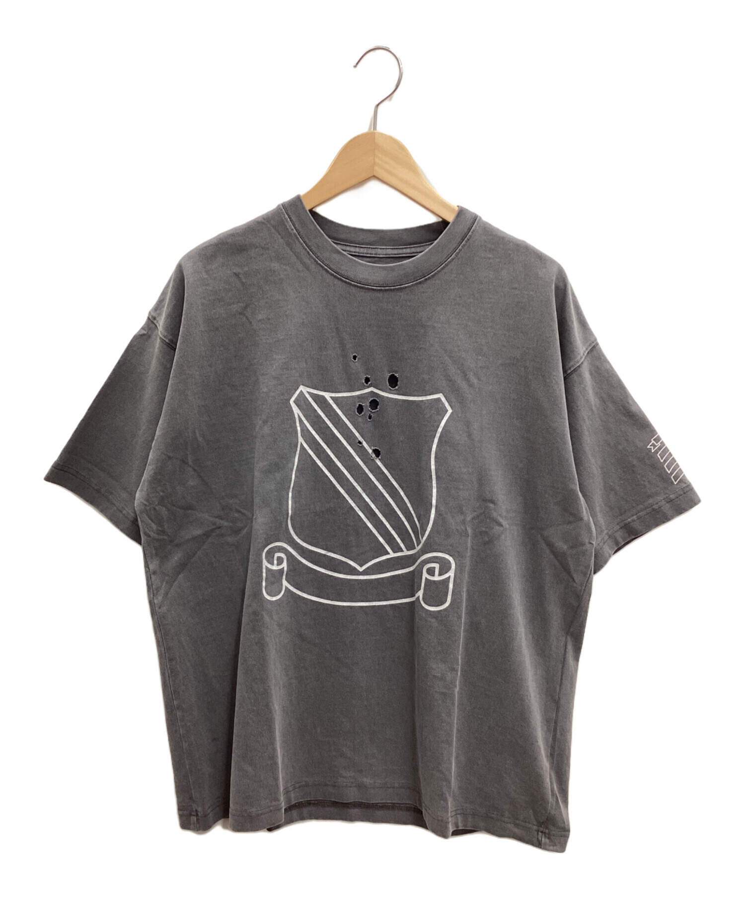 ナンバーナイン Tシャツ グレー NUMBER (N)INE 中古・古着通販】NUMBER (N)INE (ナンバーナイン) Tシャツ グレー