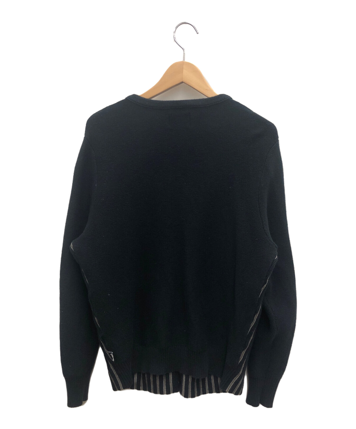 中古・古着通販】stussy (ステューシー) カーディガン ブラック サイズ